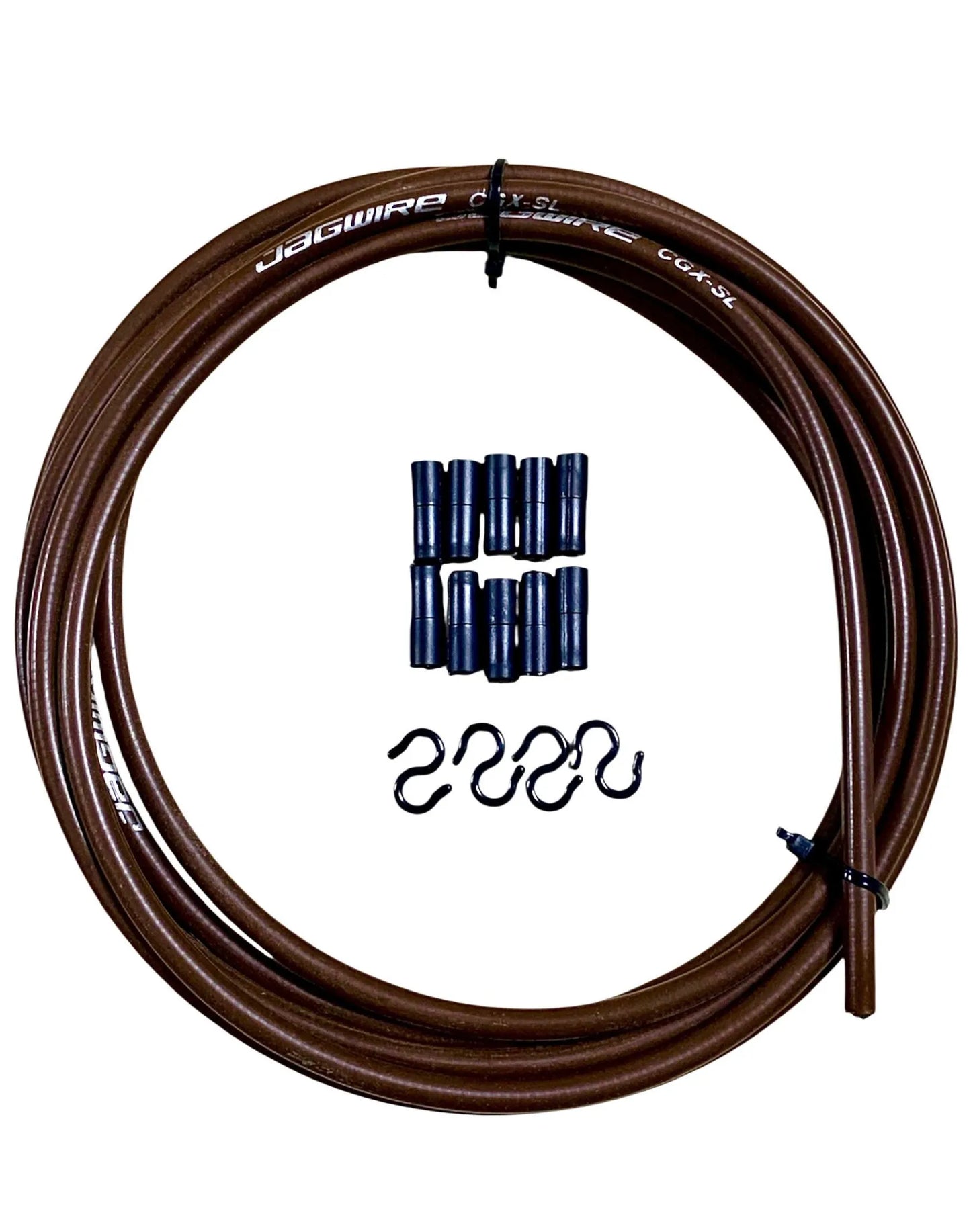 Jagwire brown bicycle brake cable housing