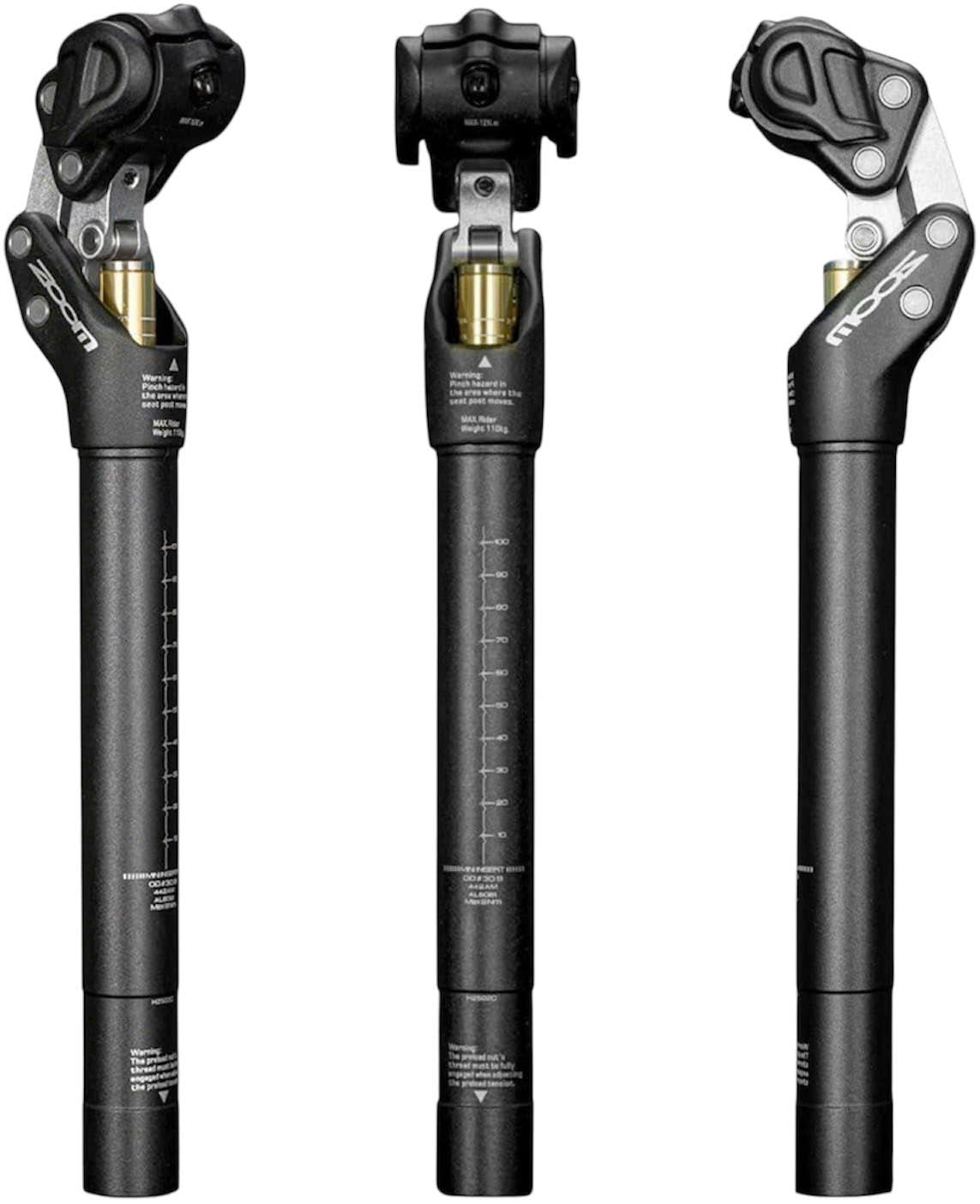 ZOOM SP442 -bicycle seat post with 46mm travel