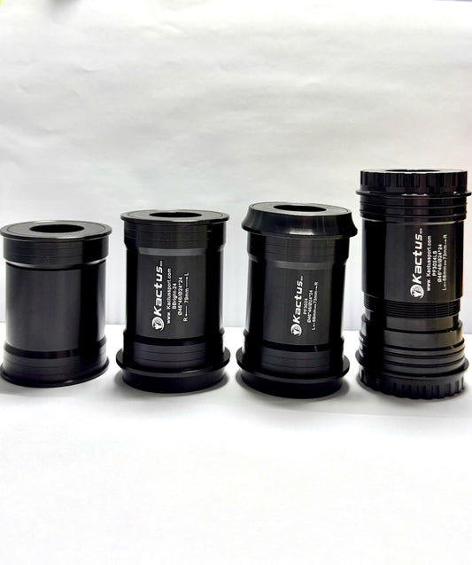 Kactus Ceramic Bottom Bracket (Press-Fit 46mm Shell, 24mm Spindle) - BB386-24 / PF30-24 / PF30-24LS / BBright-24 for Bicycle