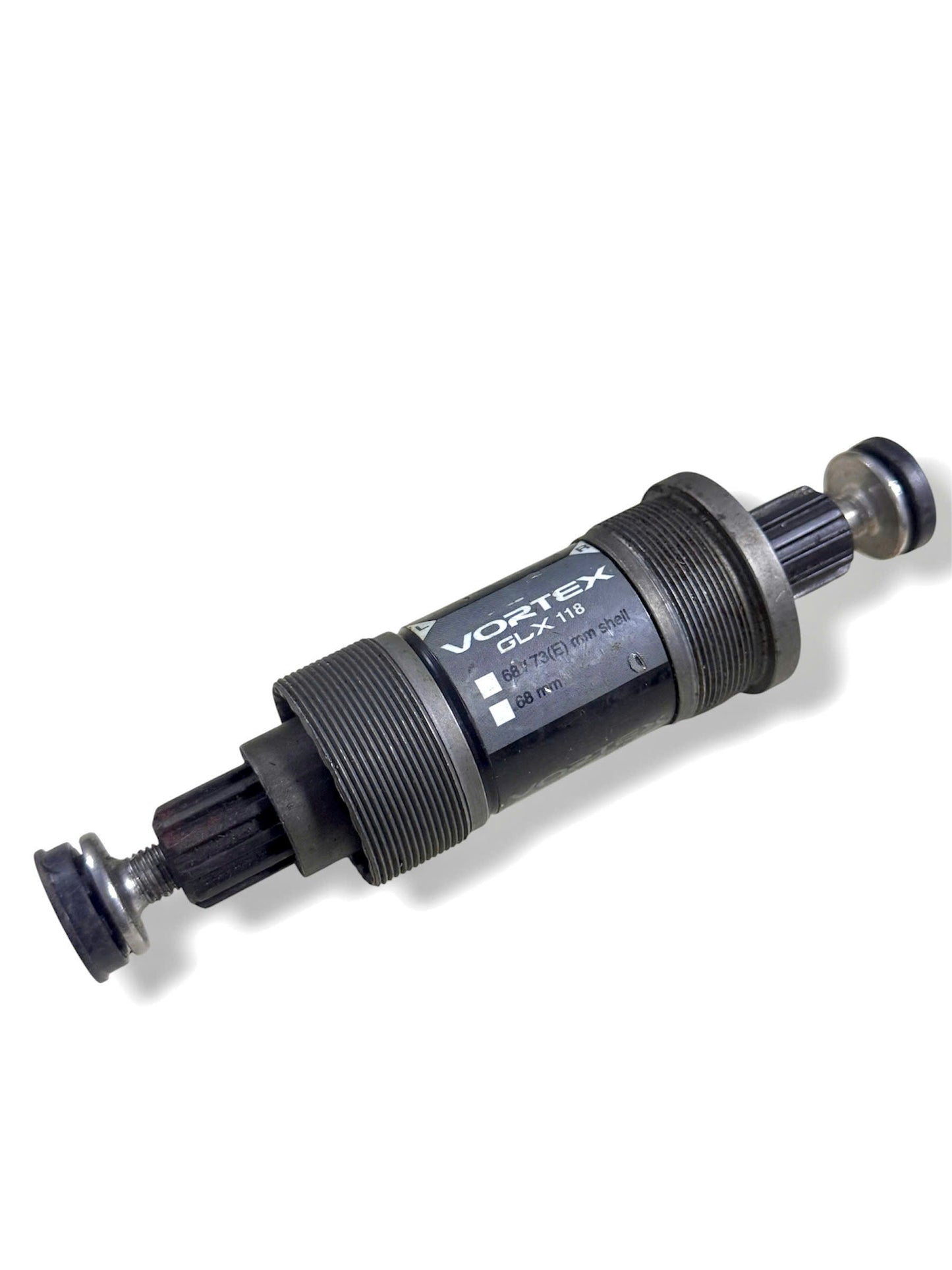 Vortex 12-Spline Bottom Bracket Spindle (118mm) – Minor Rust, Fully Functional