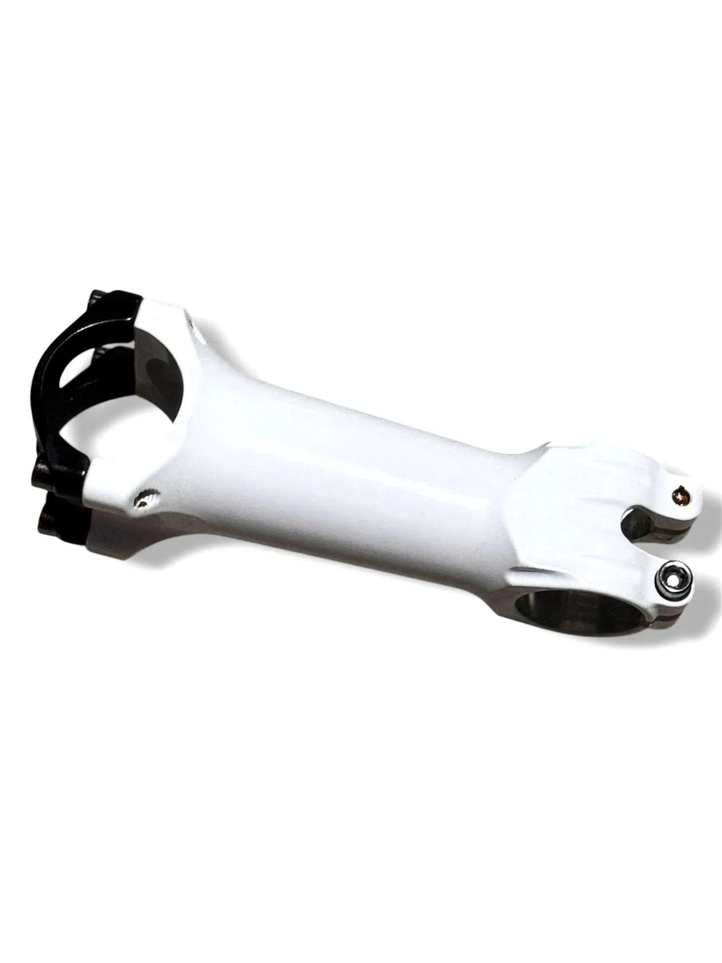 CNC Ultra-light Aluminum Bicycle Stem (31.8x110mm, Silver with Red/Black Cap)