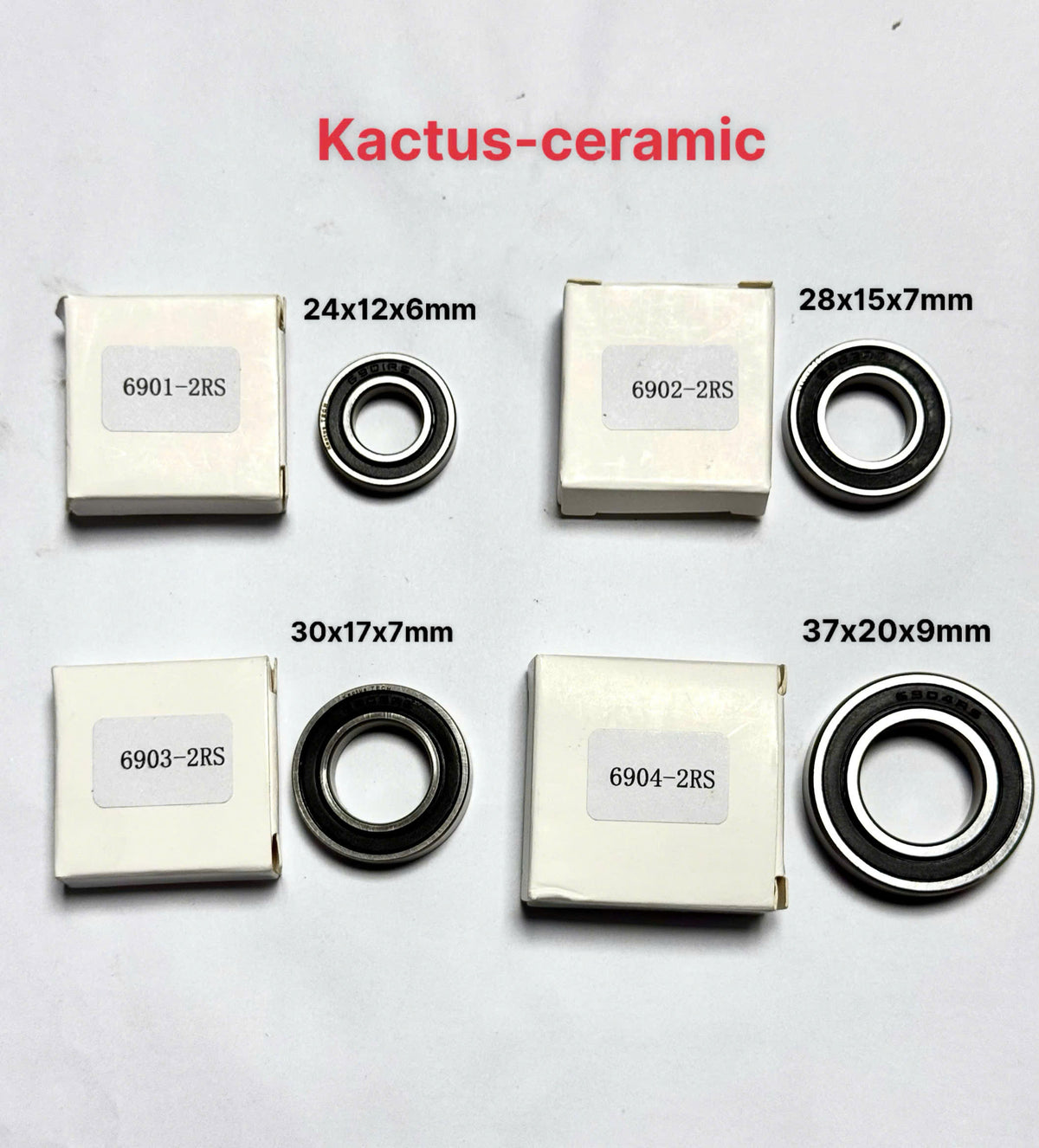 Kactus ceramic wheel hub bearings for bicycles