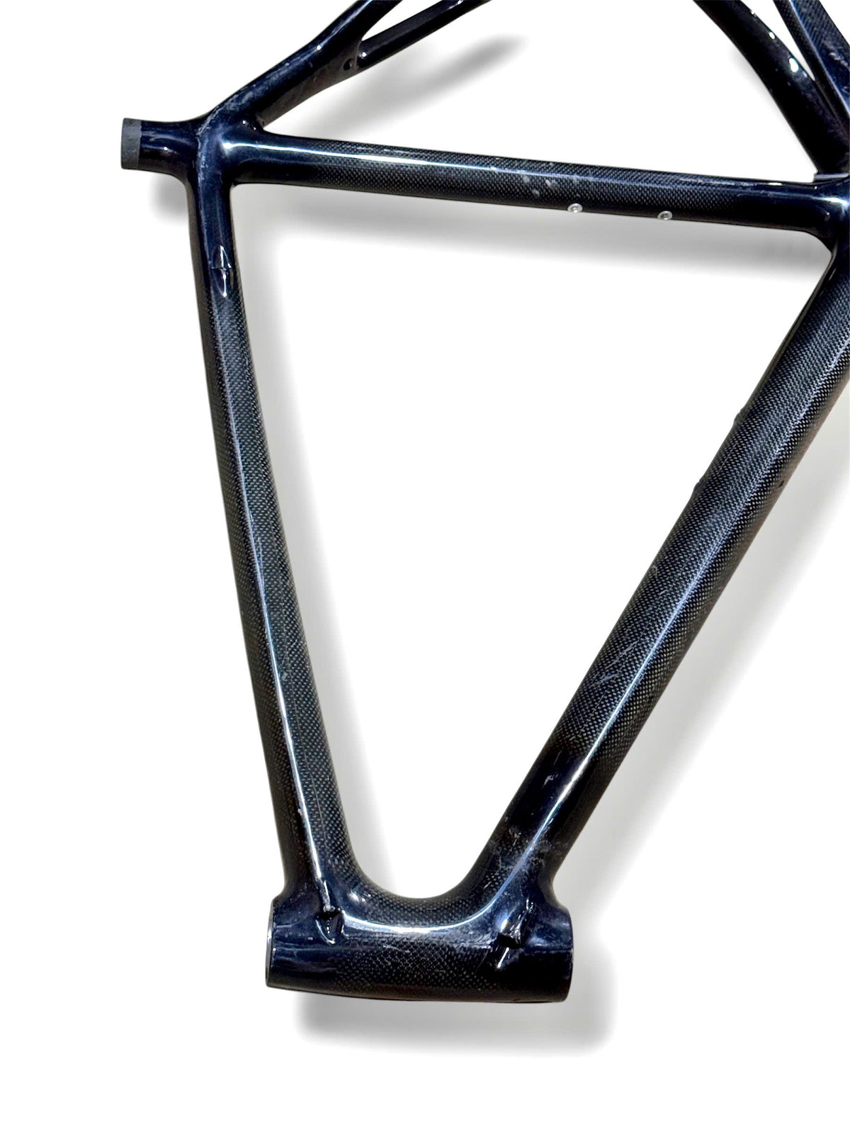 Unpainted raw carbon road bike frame 700c (Seat tube 56cm, Top tube 55cm) - TYPE 8 (FORK NOT INCLUDED) - Read description carefully, for bicycles