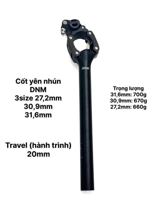 Genuine DNM Bicycle Suspension Seatpost