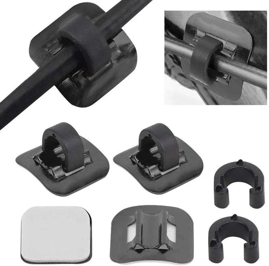 TRLREQ Authentic Bicycle Frame C-Clip Buckle Hose Guide Base