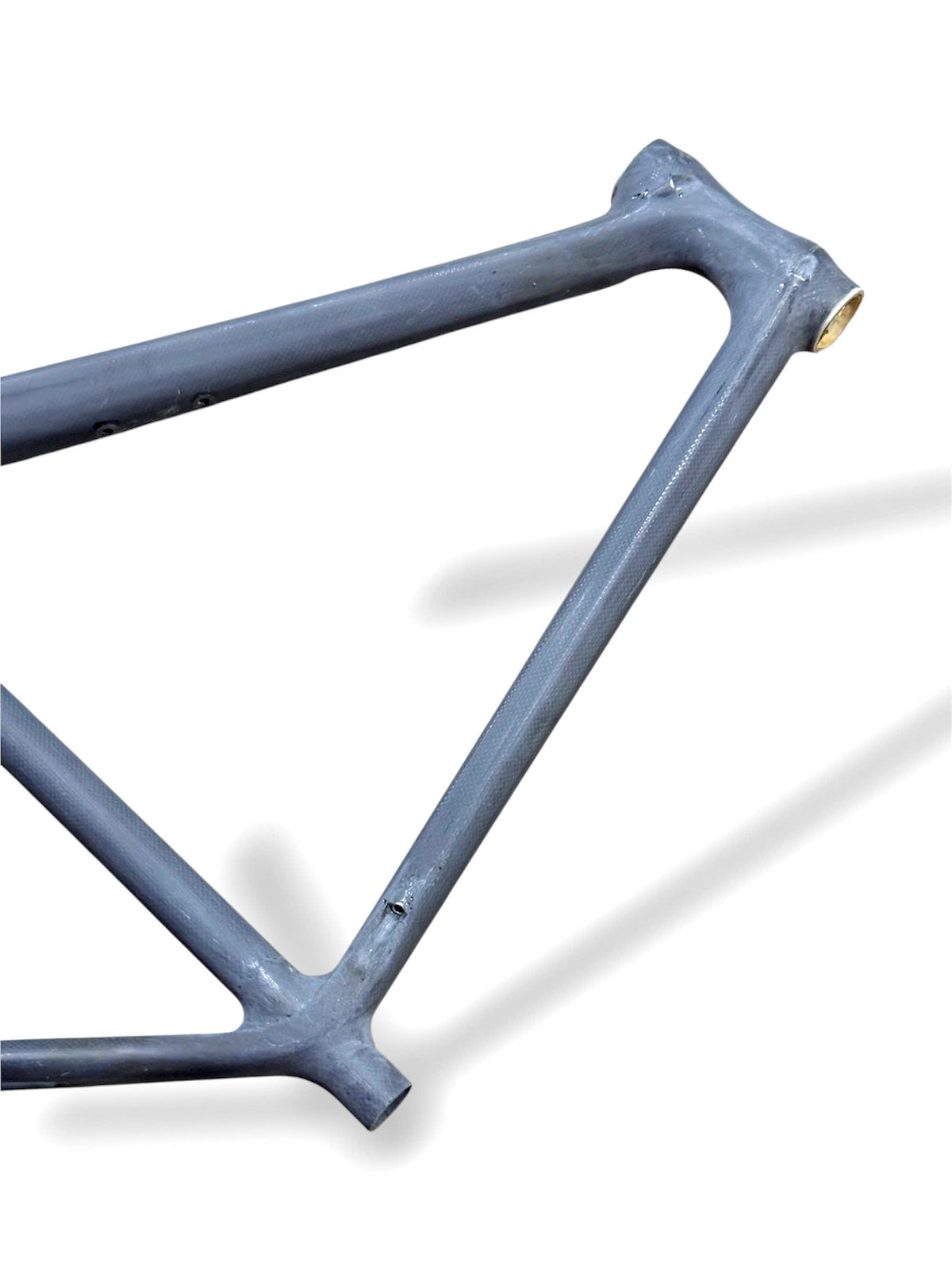 700C Raw Carbon Road Bike Frame – 56cm Height / 55cm Top Tube – TYPE 1+ (FORK NOT INCLUDED) – Please read description carefully – For bicycles