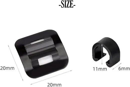 TRLREQ Authentic Bicycle Frame C-Clip Buckle Hose Guide Base