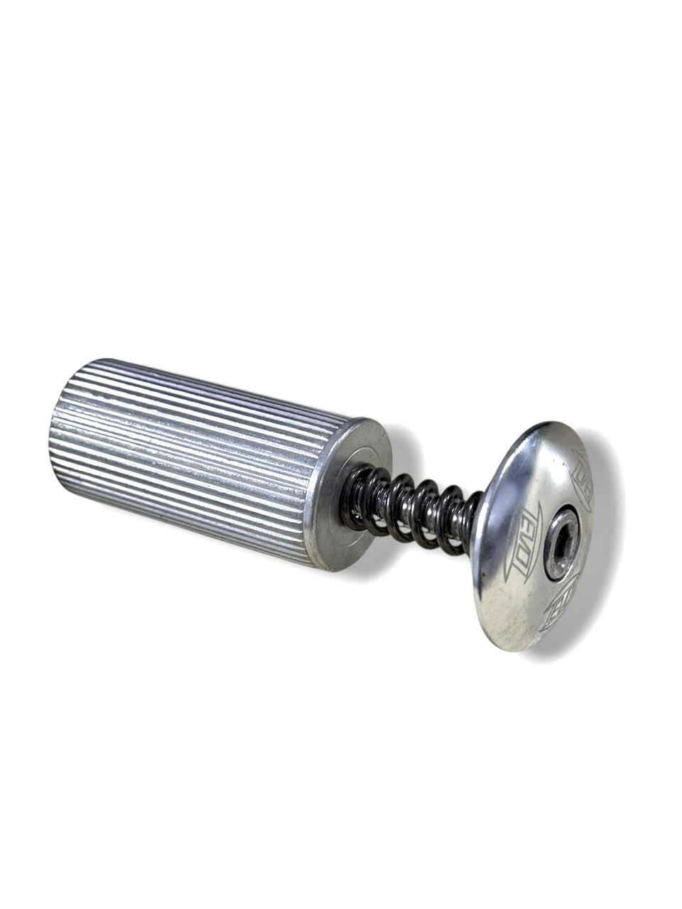 Silver aluminum EVO fork star nut for bicycle