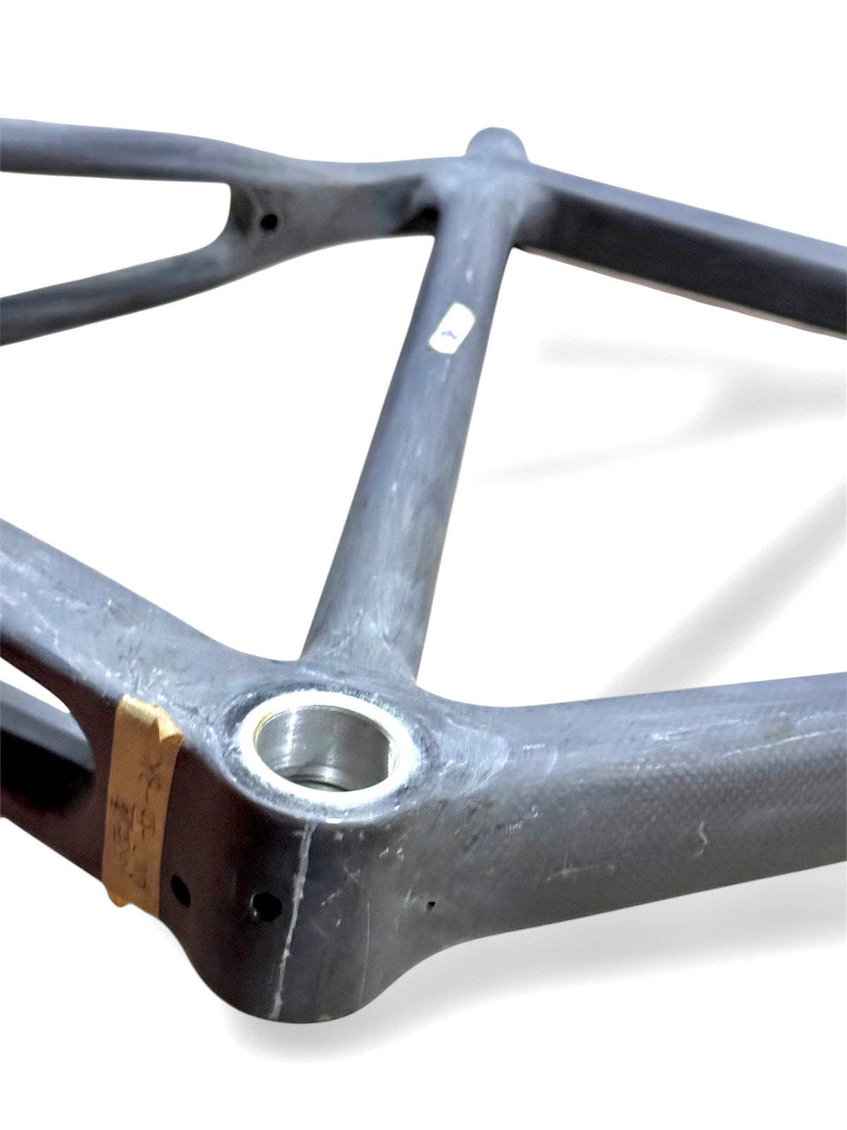 700C Raw Carbon Road Bike Frame – 56cm Height / 55cm Top Tube – TYPE 1+ (FORK NOT INCLUDED) – Please read description carefully – For bicycles