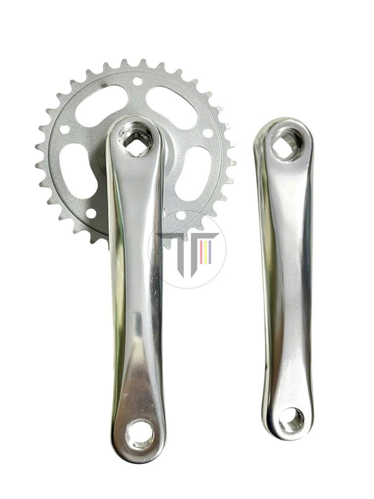 Silver Bicycle Crankset 32T-170mm, Imported from Taiwan