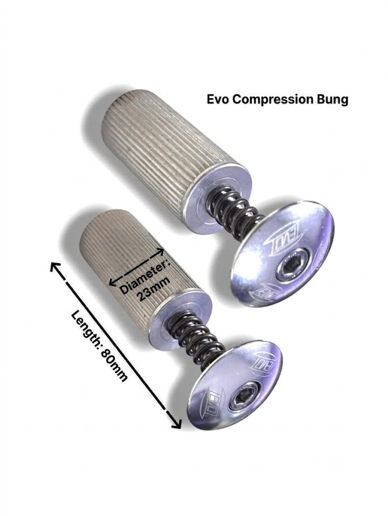 Silver aluminum EVO fork star nut for bicycle