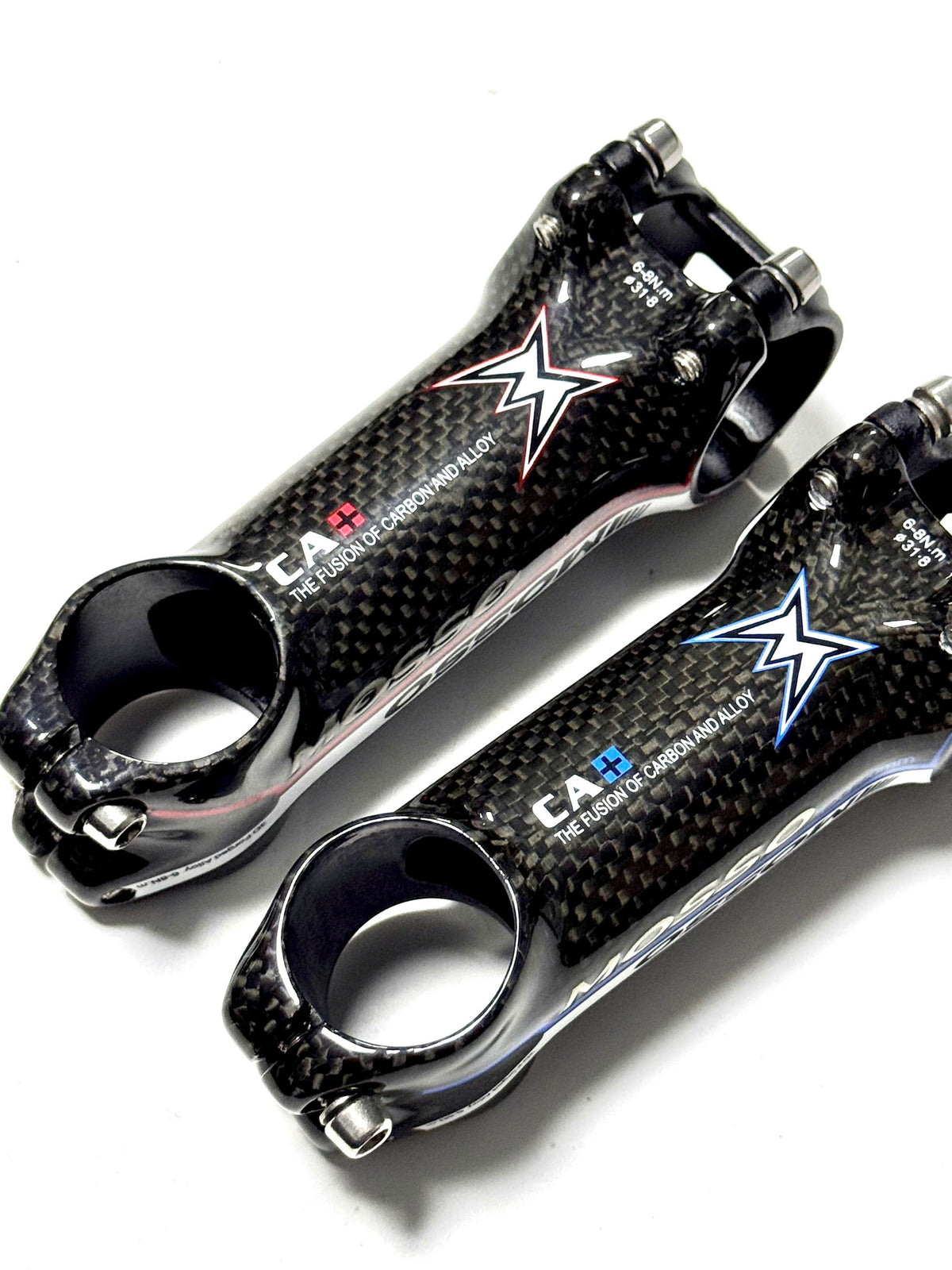 Mosso 31.8mm carbon-wrapped aluminum bicycle stem