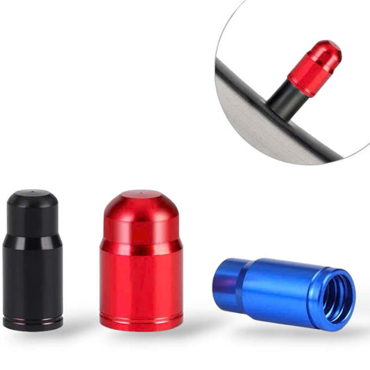 Schrader valve caps (large valve), smooth surface without pattern, for MTB or motorcycle tires