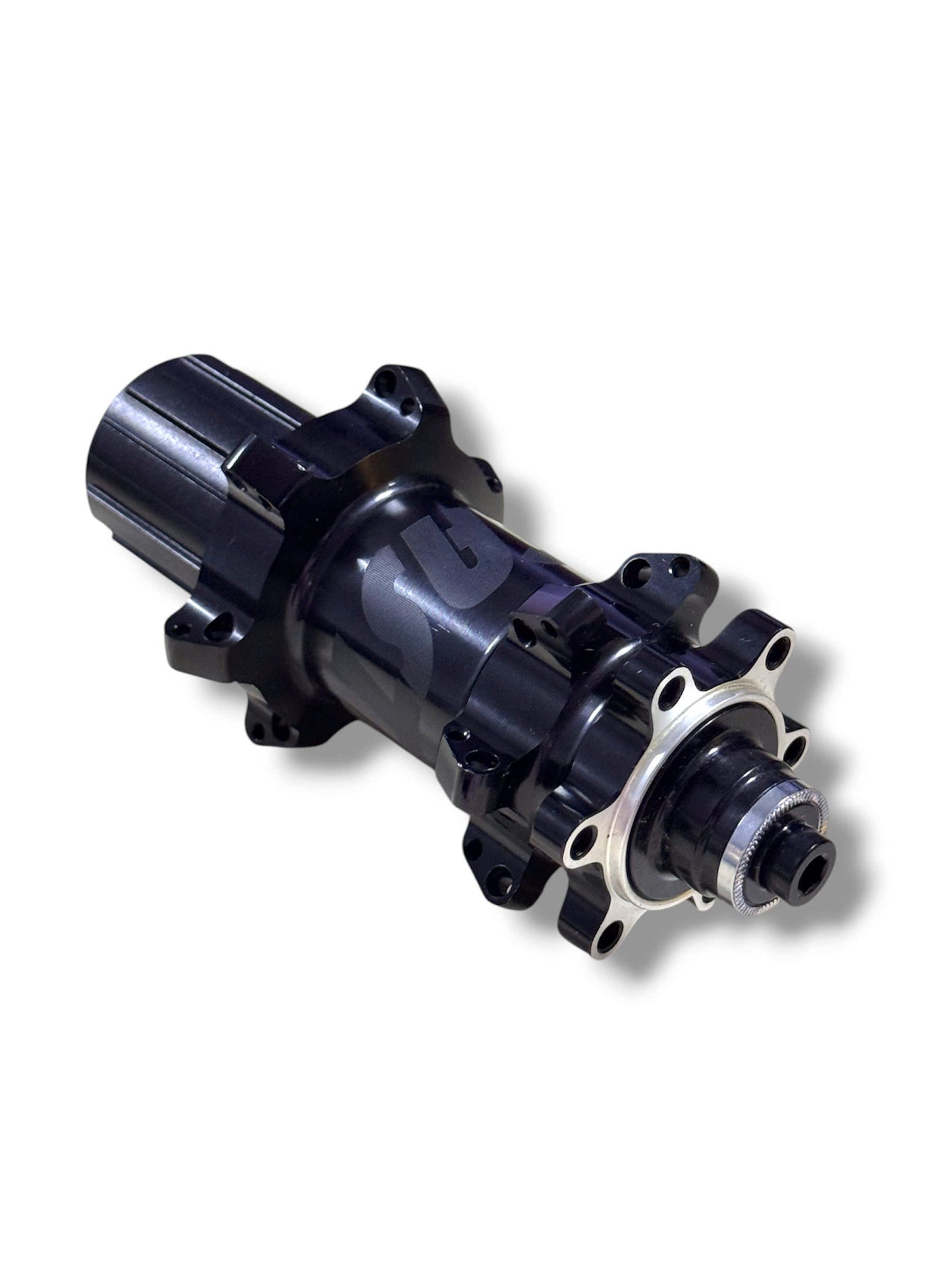 Fastace rear hub ONLY, 24 holes, straight-pull spokes, 6-bolt disc brake (REAR HUB ONLY, NO PAIR, QUICK RELEASE/SKEWER NOT INCLUDED) for bicycles