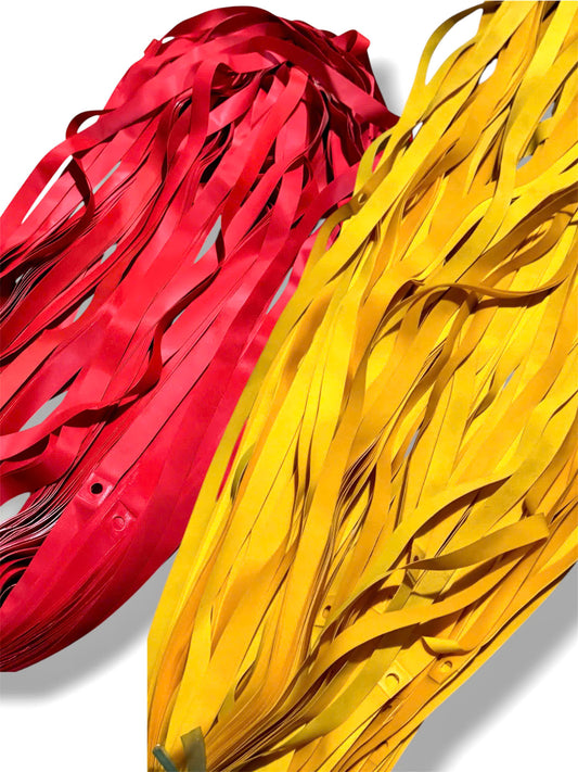 26-Inch Nylon Bicycle Rim Tape - Yellow & Red