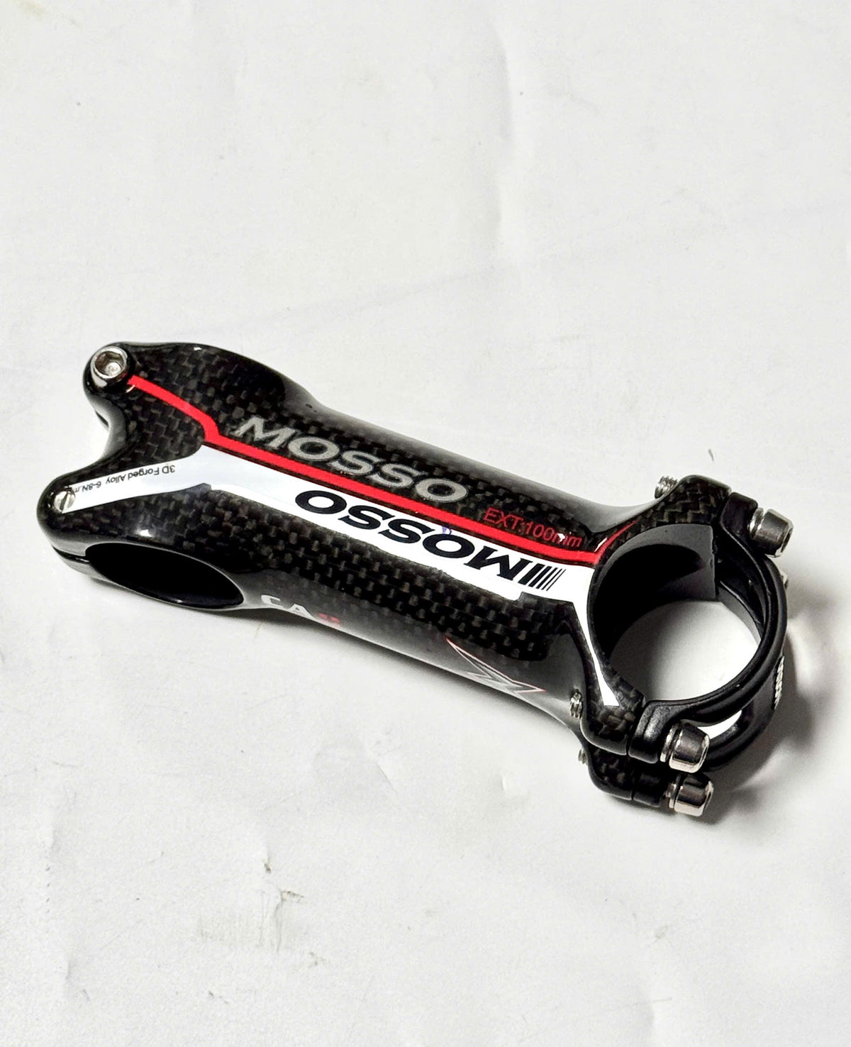 Mosso 31.8mm carbon-wrapped aluminum bicycle stem