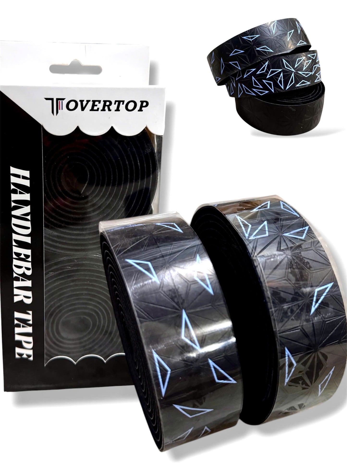 Black bicycle tape - triangle border