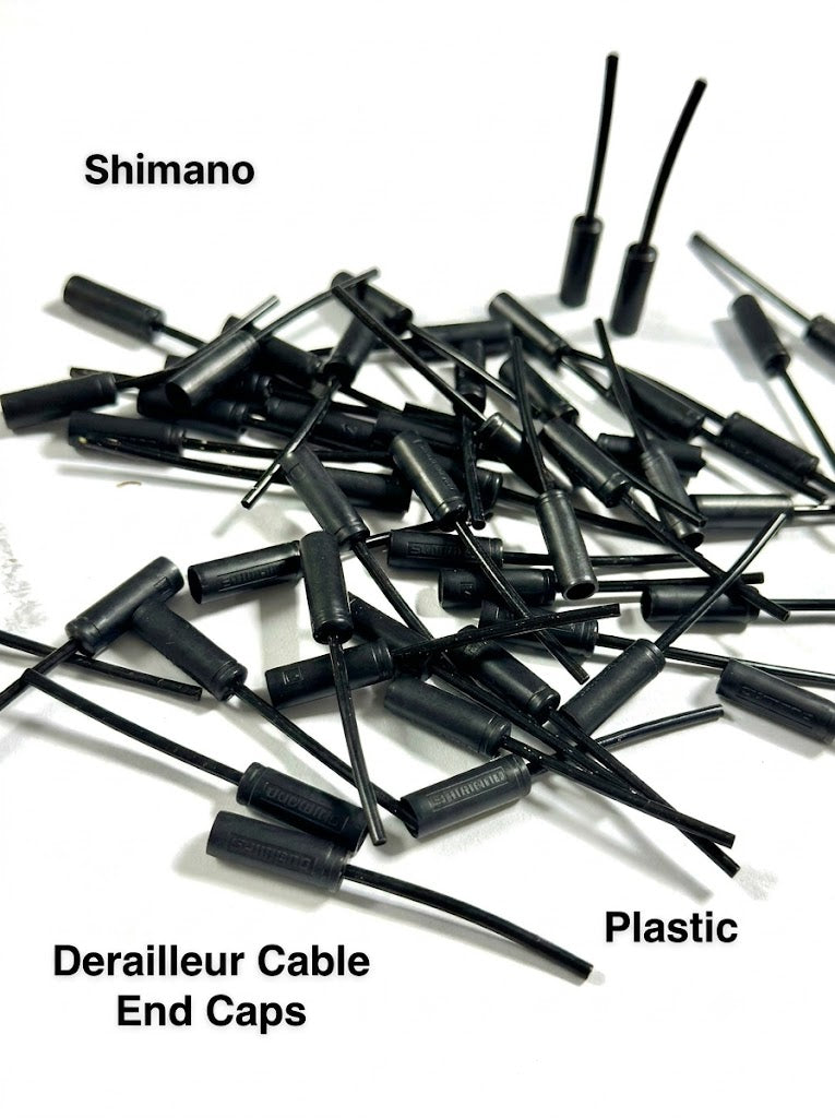 Brake/shifter cable end caps for bicycles (Japan, Shimano, Jagwire, and unbranded)