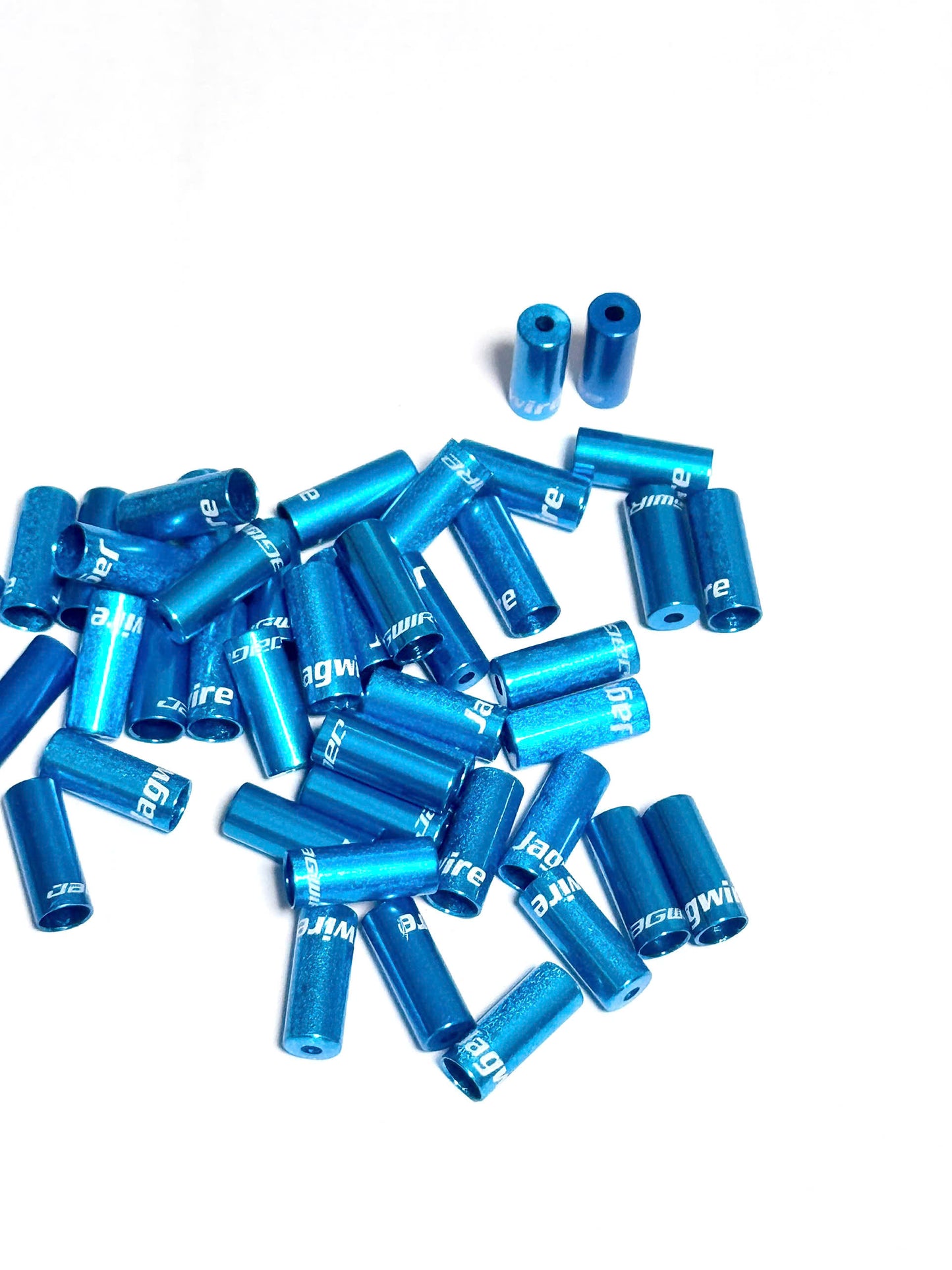 Jagwire 5mm Aluminum Brake Housing End Caps for Bicycles