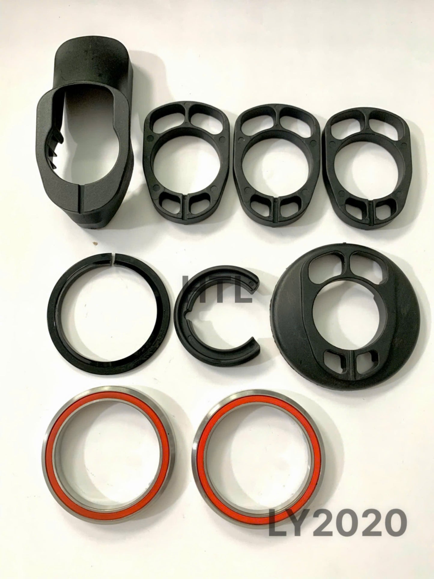 Leeyang 52-52mm Integrated/Internal Cable Routing Headset with Plastic Cover (#LY2020)