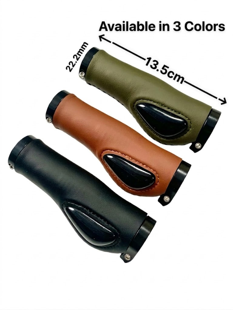 Cosi Padded Leather Bike Handlebar Grips