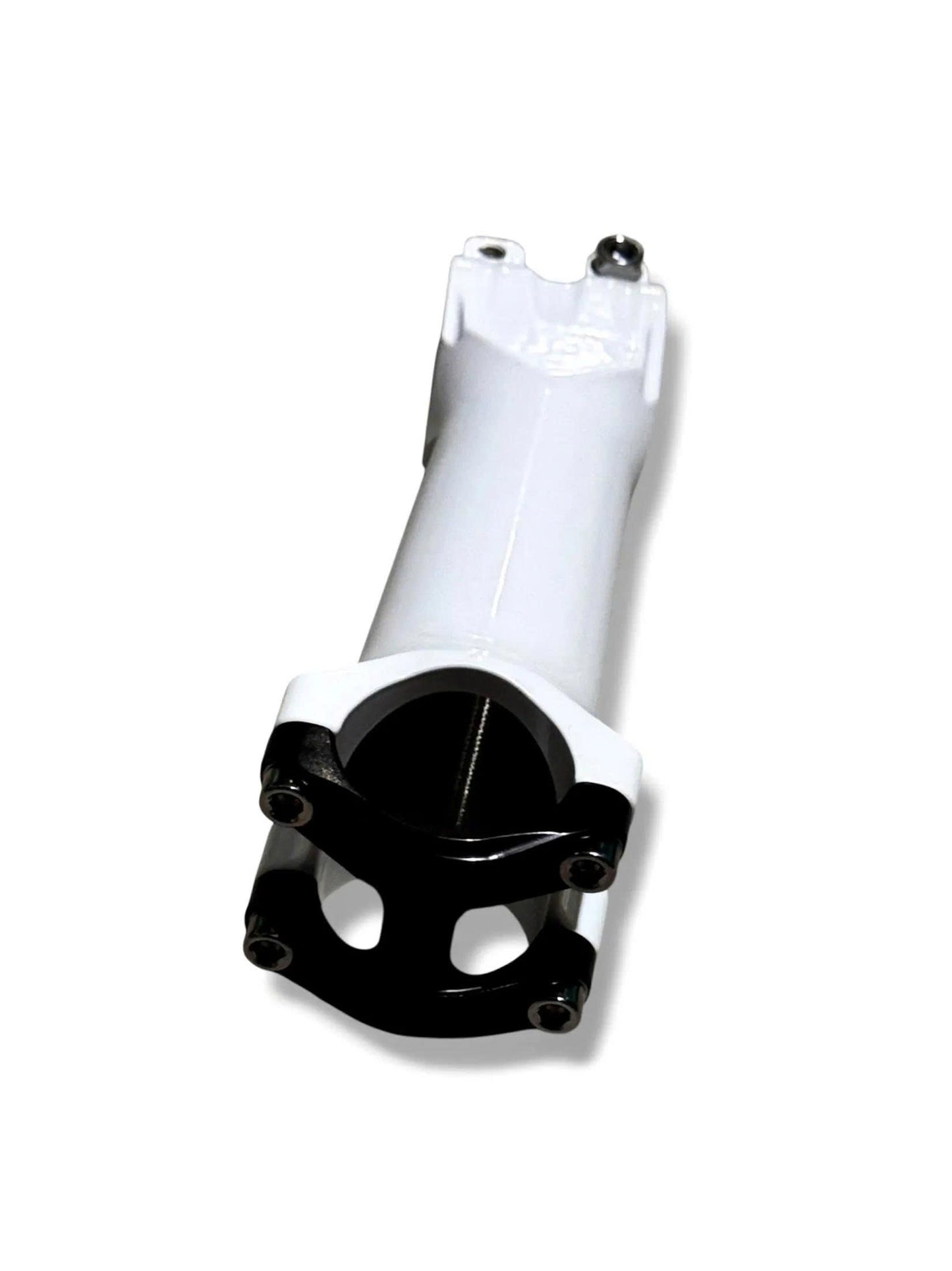 CNC Ultra-light Aluminum Bicycle Stem (31.8x110mm, Silver with Red/Black Cap)
