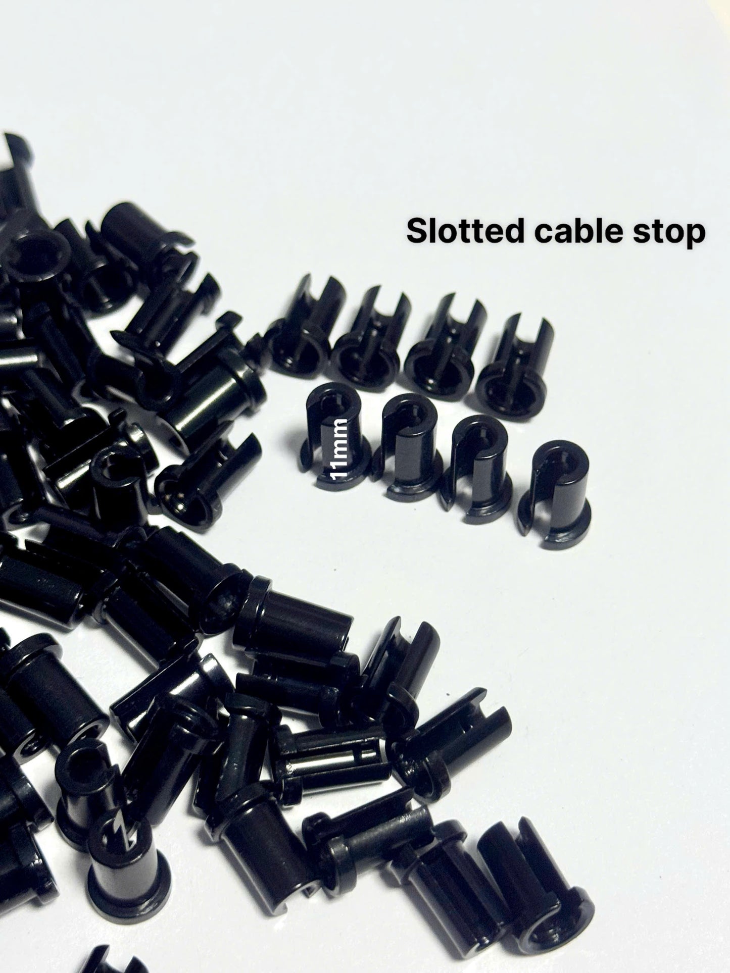 Aluminum cable housing end caps