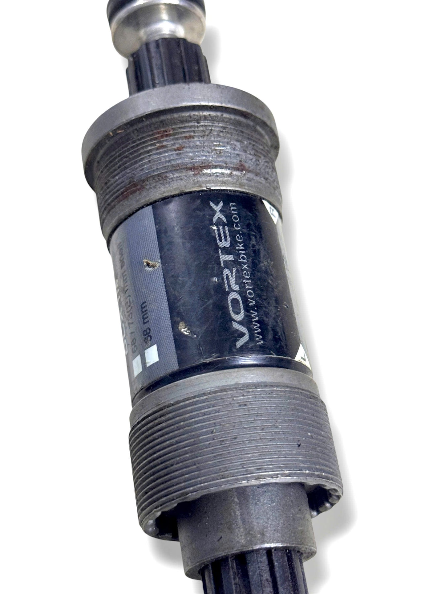Vortex 12-Spline Bottom Bracket Spindle (118mm) – Minor Rust, Fully Functional