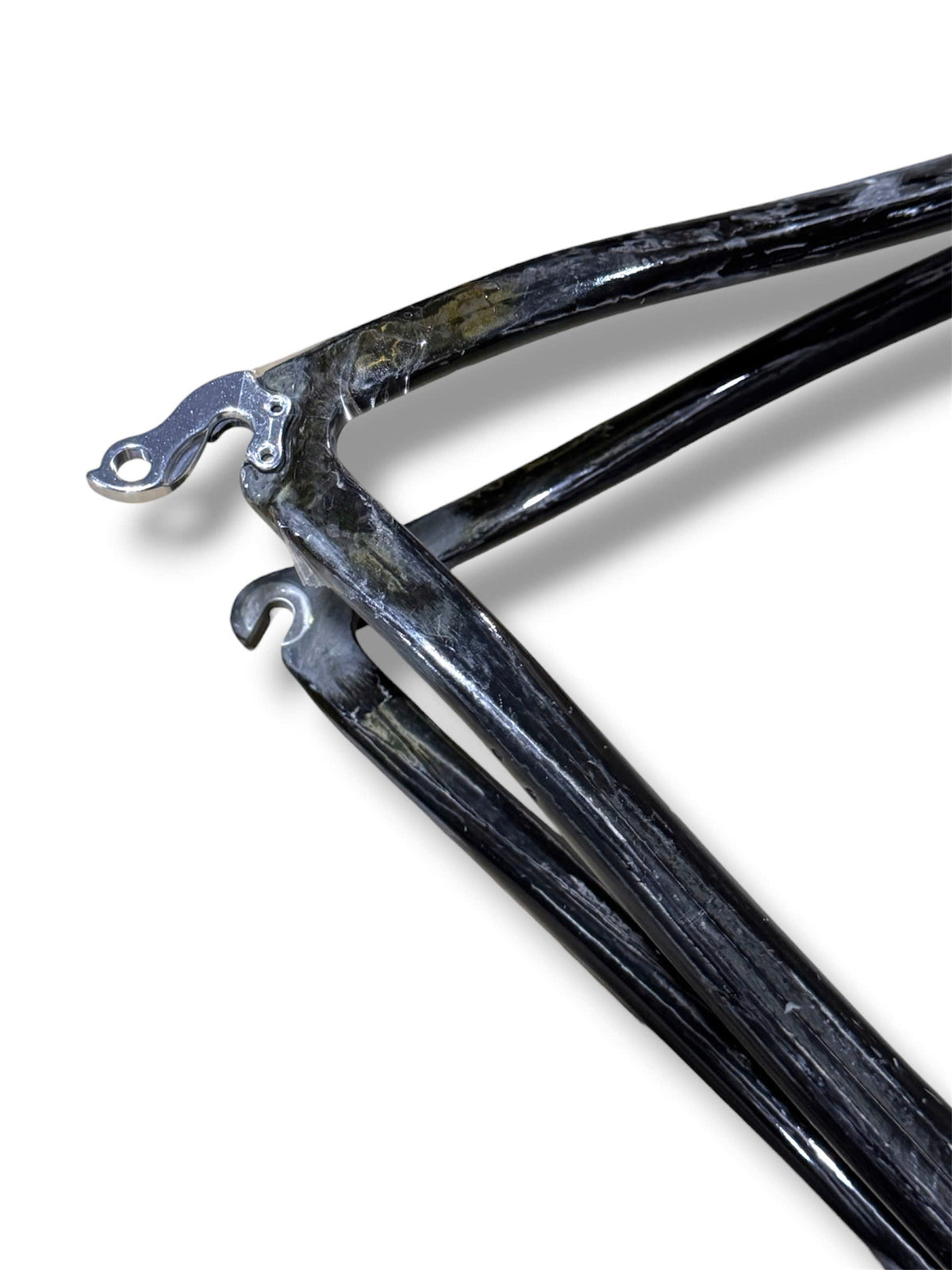 Raw Carbon Road Bike Frame 700C - 57cm (Seat Tube) x 55cm (Top Tube) - Style 13 (FORK NOT INCLUDED) - Read Description Carefully, For Bicycles