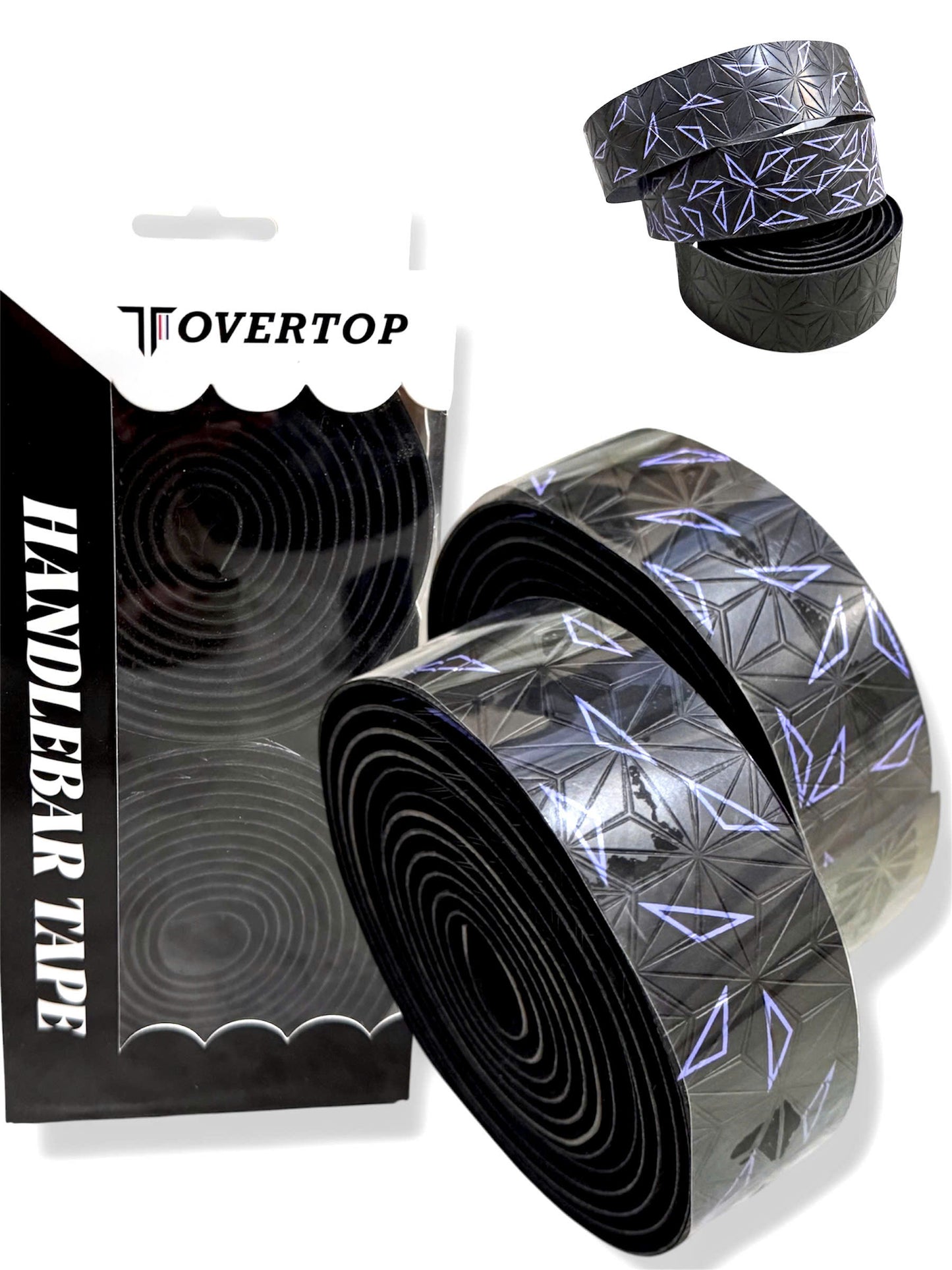 Black bicycle tape - triangle border