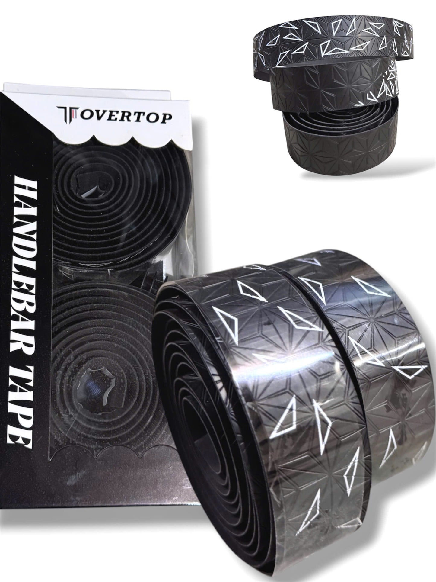 Black bicycle tape - triangle border