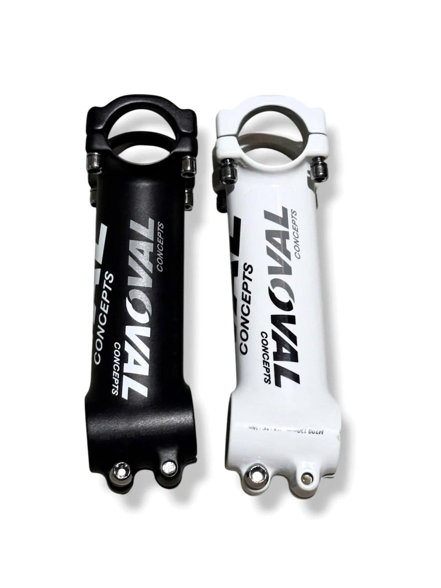Aluminum Oval Bicycle Stem - 31.8 x 130mm, 84 Degree, Available in Black and White