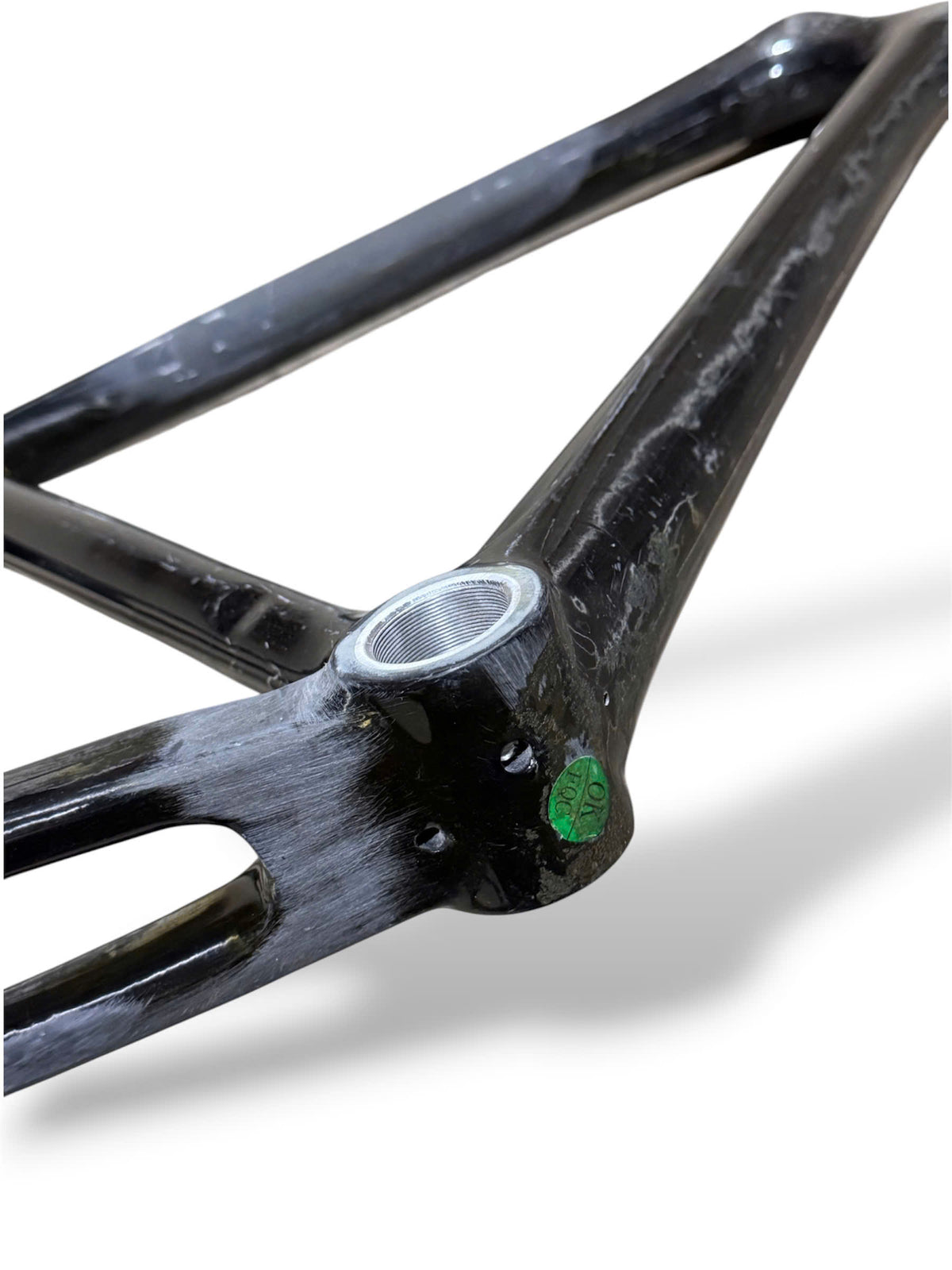 Raw Carbon Road Bike Frame 700C - 57cm (Seat Tube) x 55cm (Top Tube) - Style 13 (FORK NOT INCLUDED) - Read Description Carefully, For Bicycles