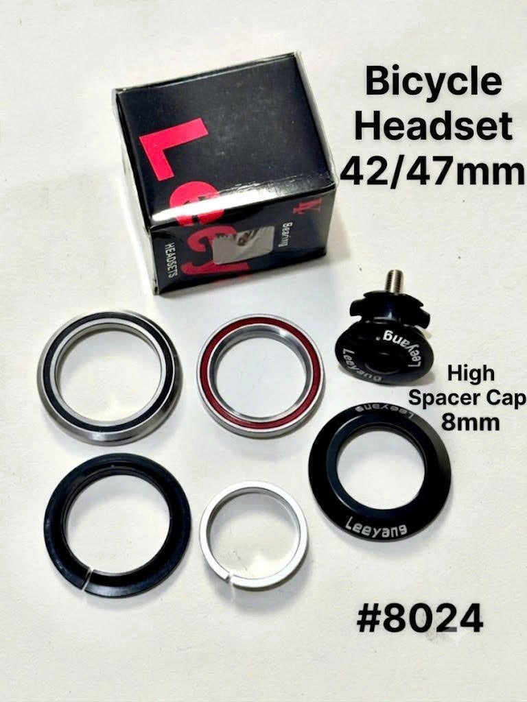 Leeyang 42/47mm Sealed Bearing Headset  (#8023 #8024) for Bicycles