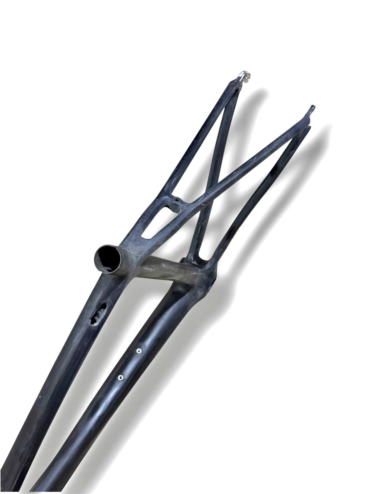 Raw Carbon Road Bike Frame 700C (57cm Seat Tube x 57cm Top Tube) - Style 12 (Fork Not Included)