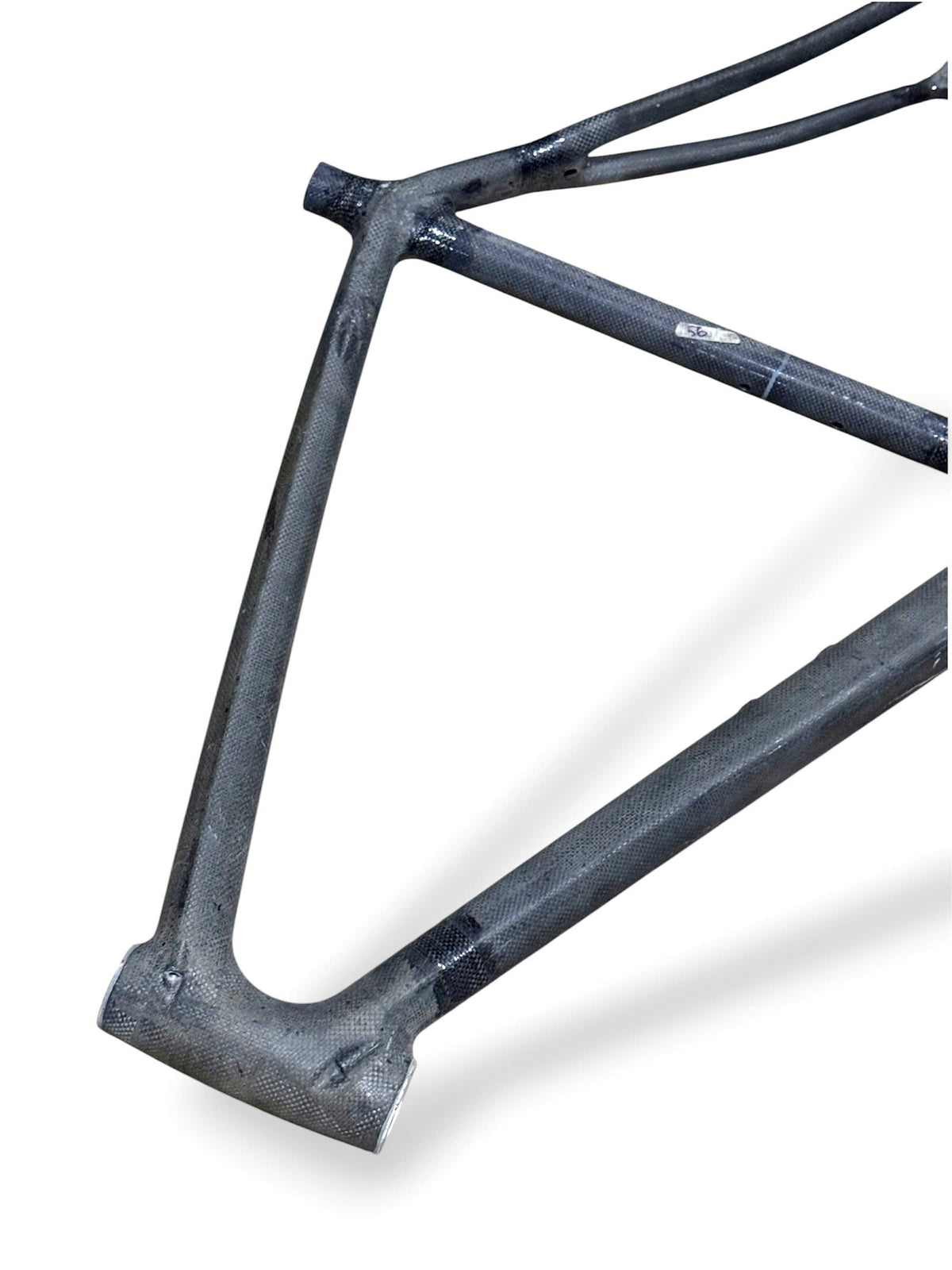 700c Lugged Carbon Road Bike Frame (Raw/Unfinished) – 56cm/55cm | Type 8+ (Frame Only / Fork Not Included)