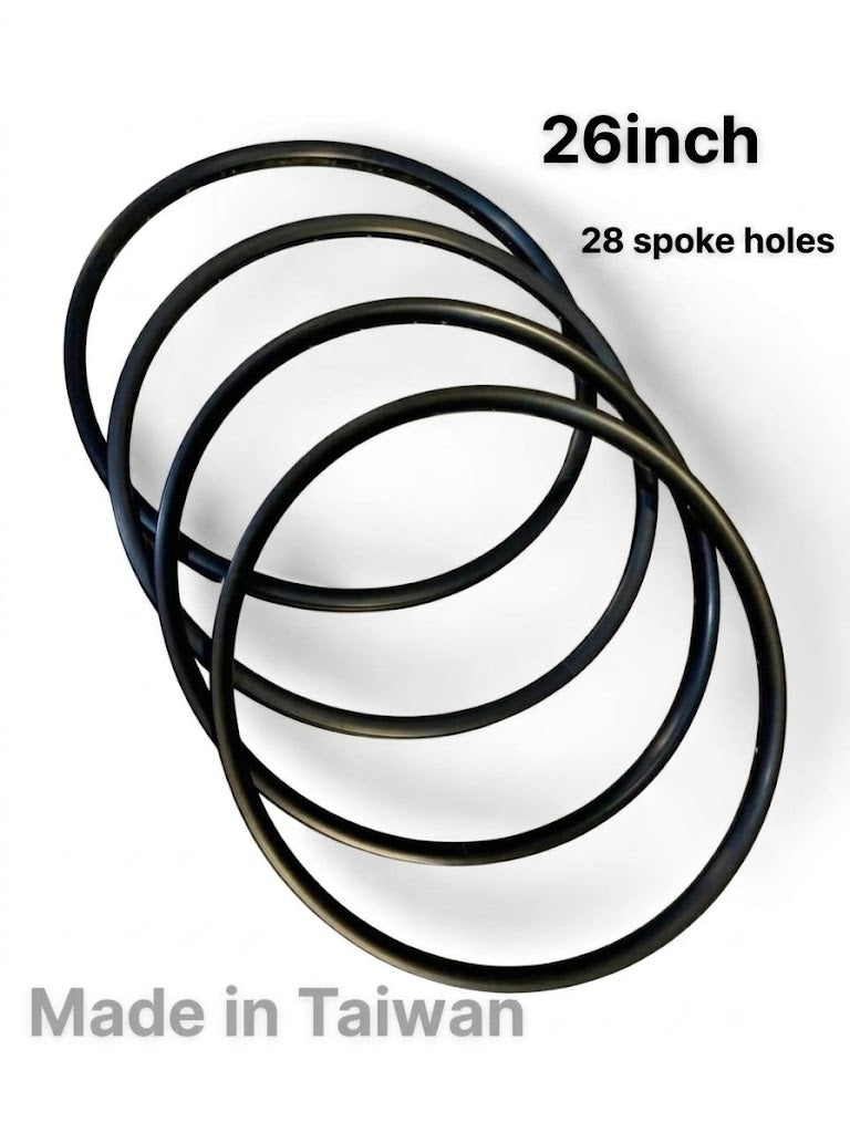 26inch Alloy Rim, 28H, 20mm Profile, Disc Brake (Inner Width 20mm & 22mm)