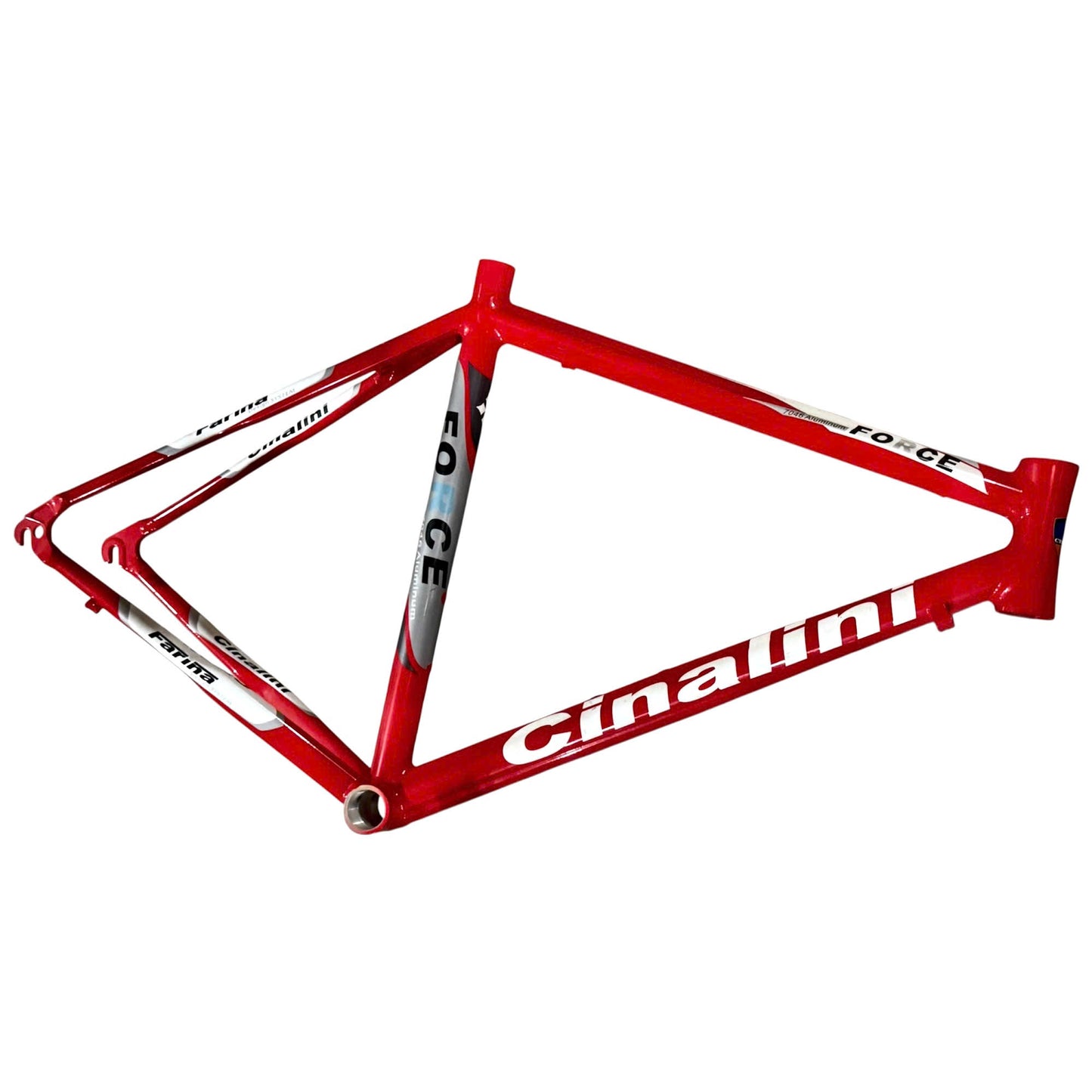 Cinalini frame for 700c Road bikes, two colors: Matte/Full Black and Full Red