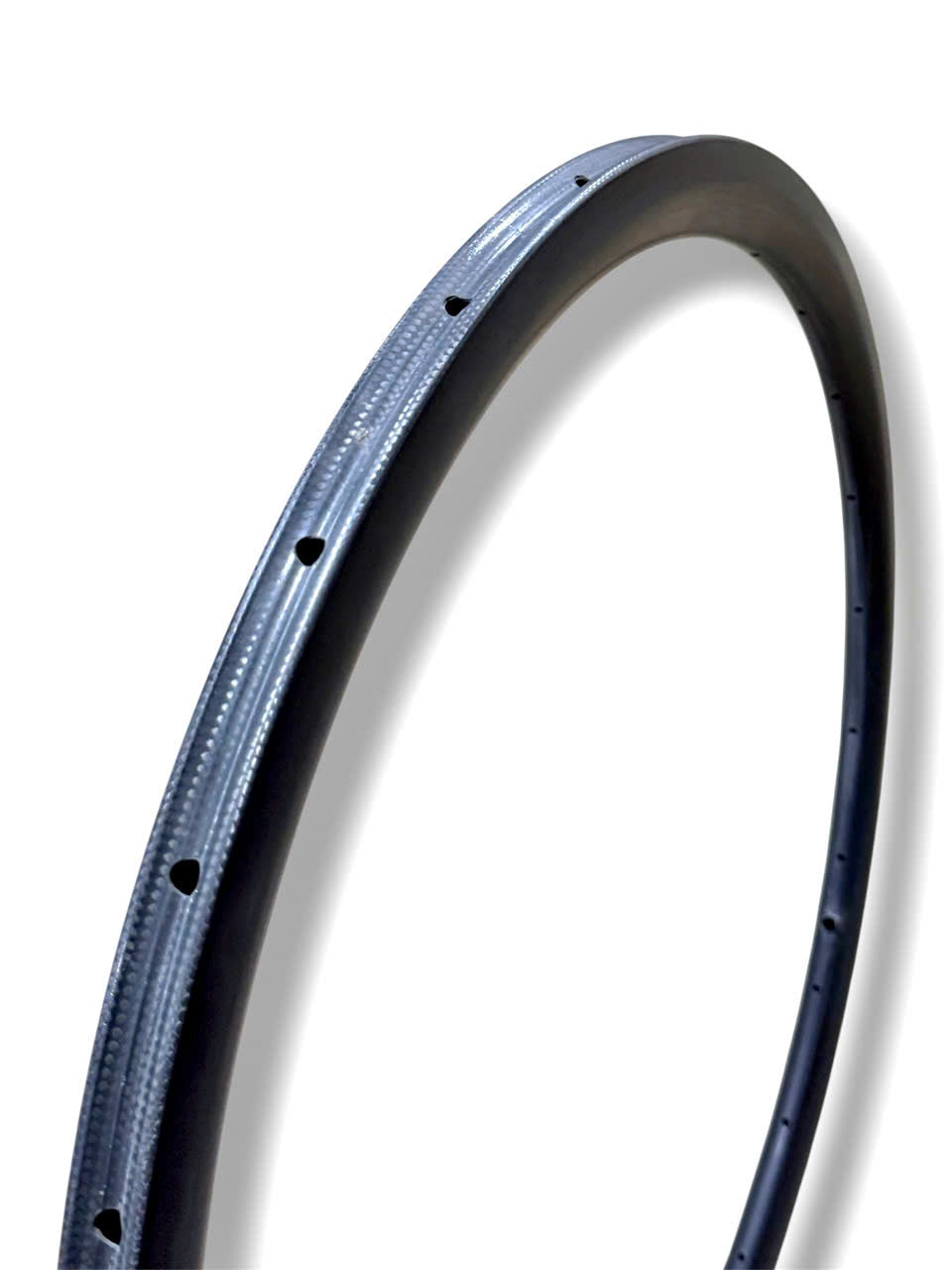 700C disc brake raw carbon rim, 24 spoke holes, 35mm depth, for tubular tires
