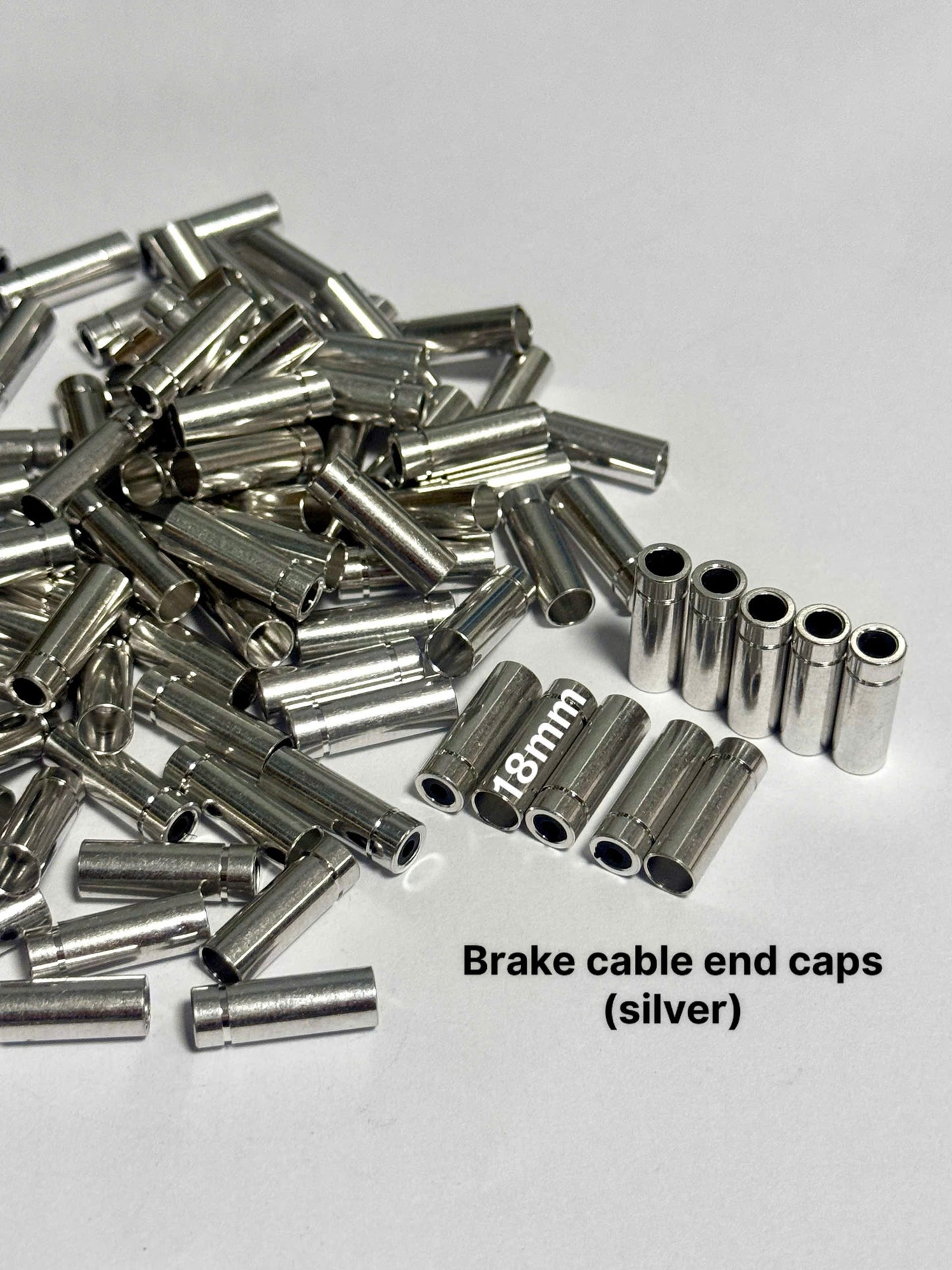 Aluminum cable housing end caps