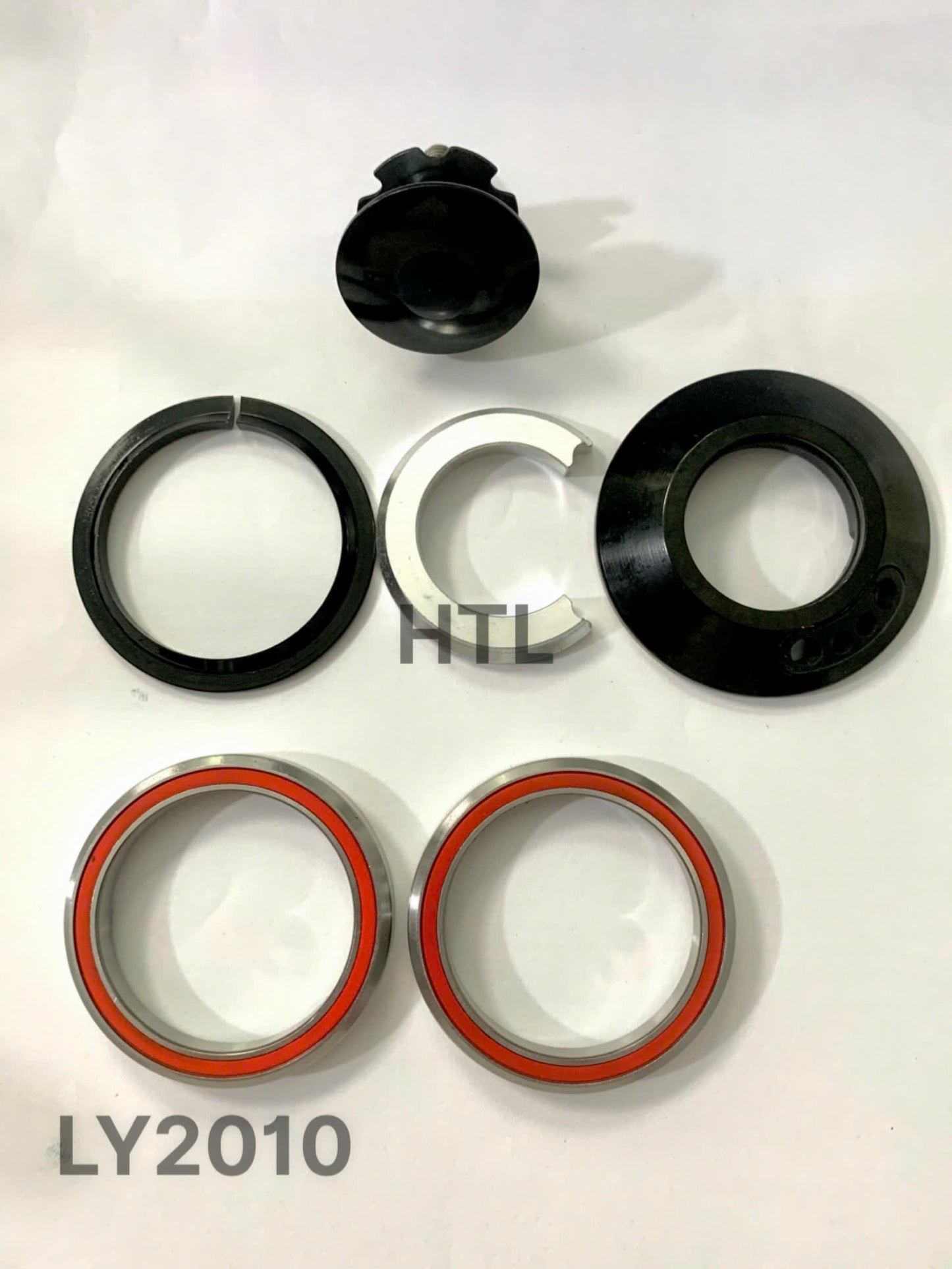 FULL INTEGRATED BICYCLE HEADSET 52-52MM (ALLOY CAP) #LY2010