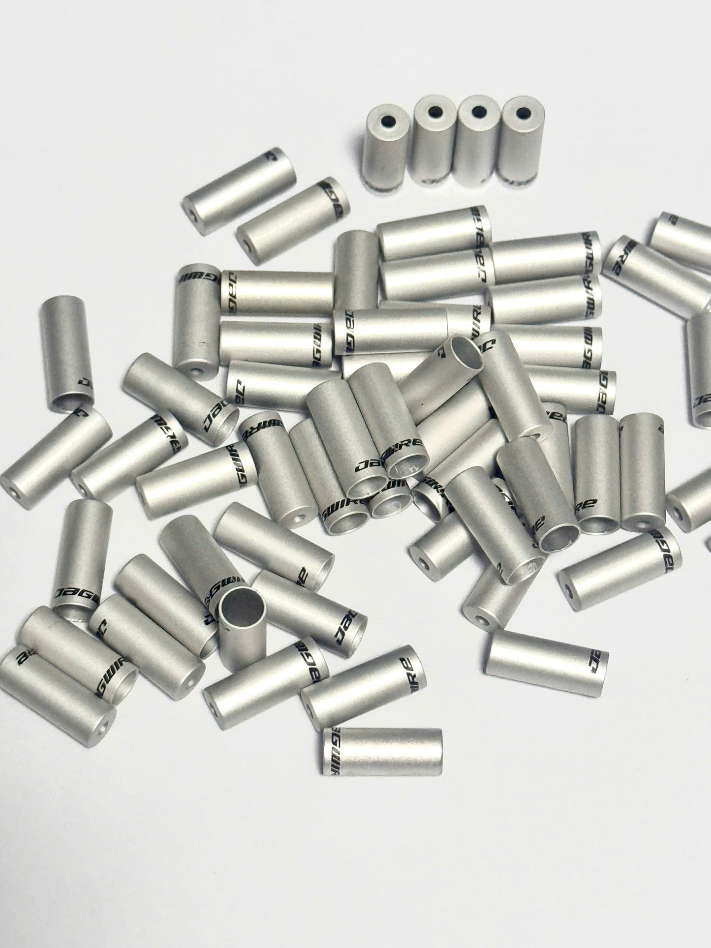 Jagwire 5mm Aluminum Brake Housing End Caps for Bicycles