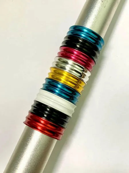 Bicycle fork neck spacer - round cnc aluminum