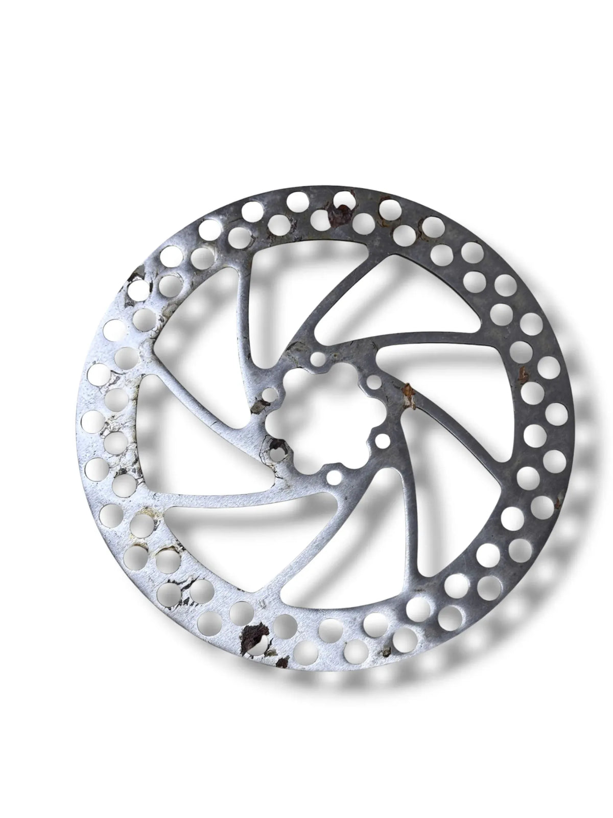 180mm 6-Bolt Steel Bicycle Disc Brake Rotor with Bolts Included
