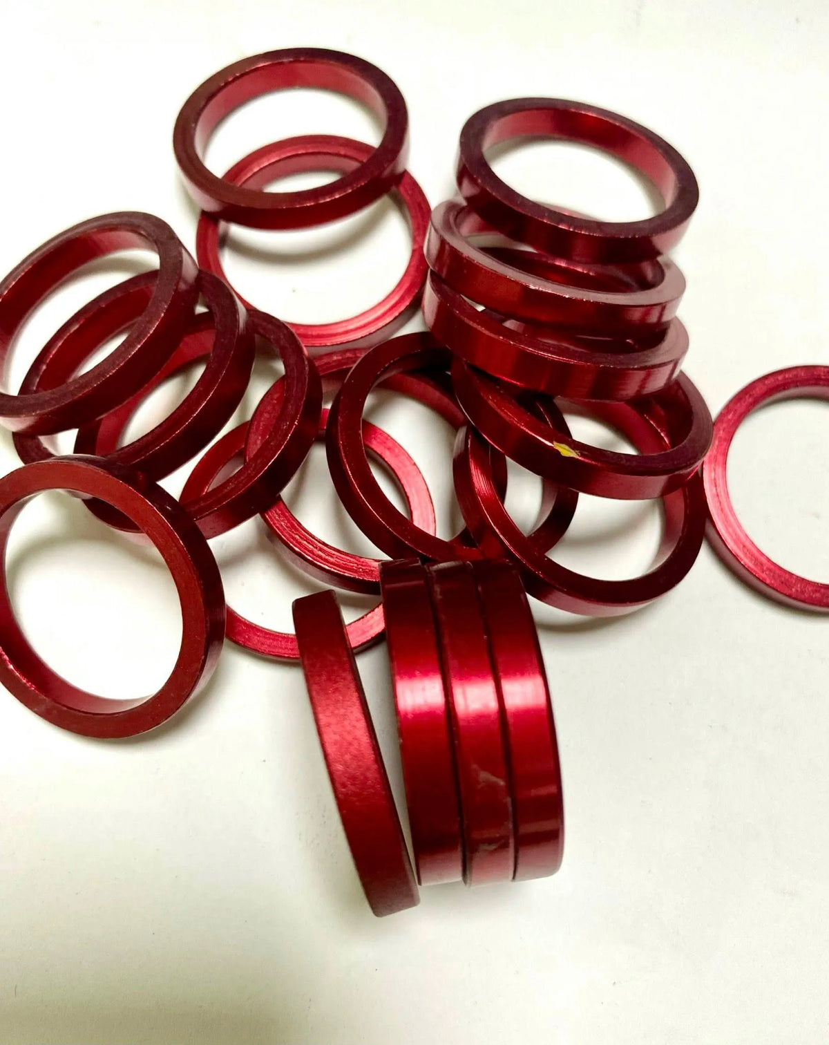 5mm Plain Aluminum Bicycle Headset Spacer – Unbranded, Multi-Color, Universal Fit