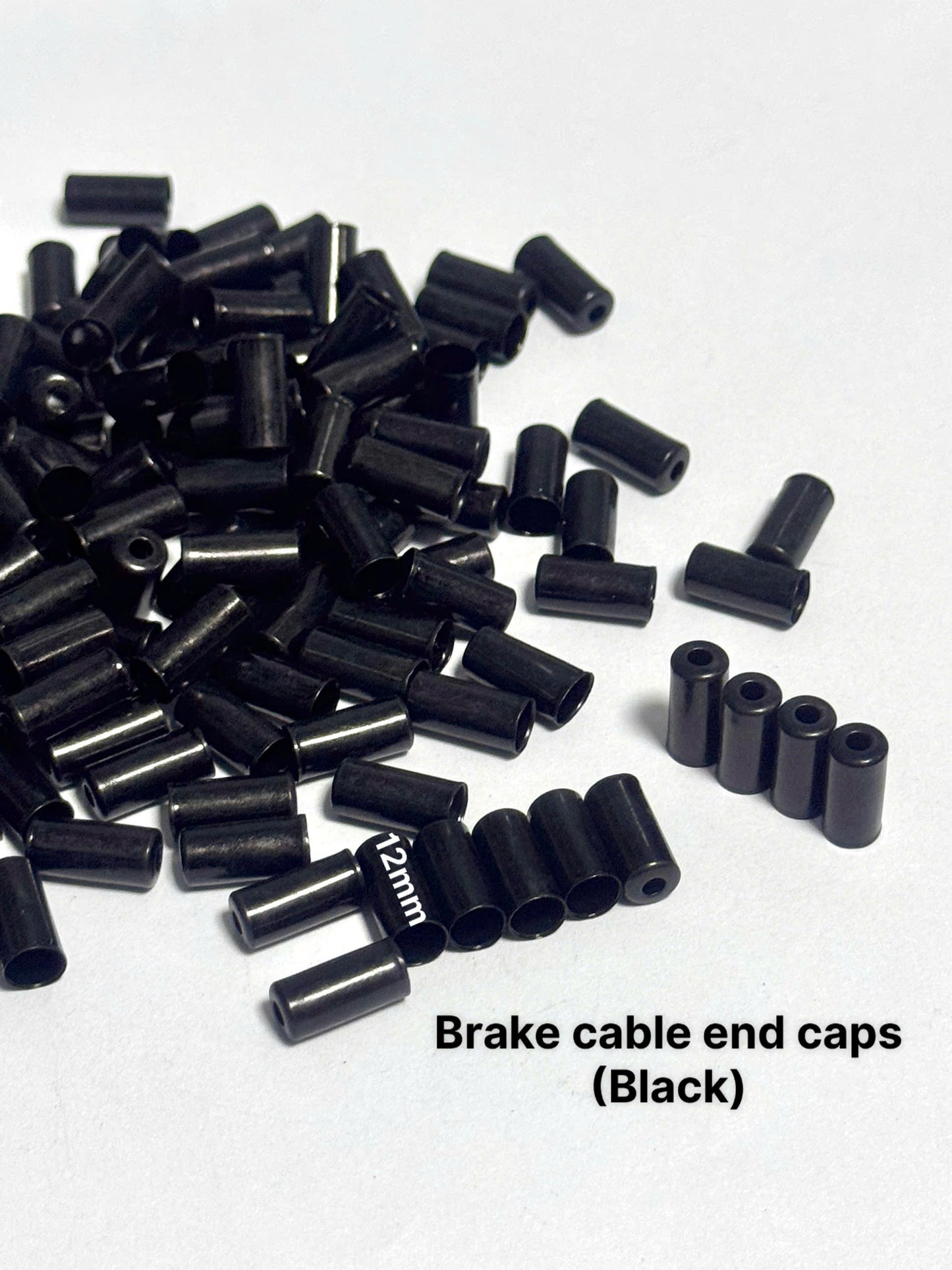 Aluminum cable housing end caps