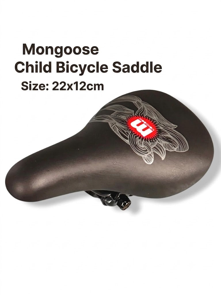 Mongoose Kids Bicycle Saddle (22x12 cm)