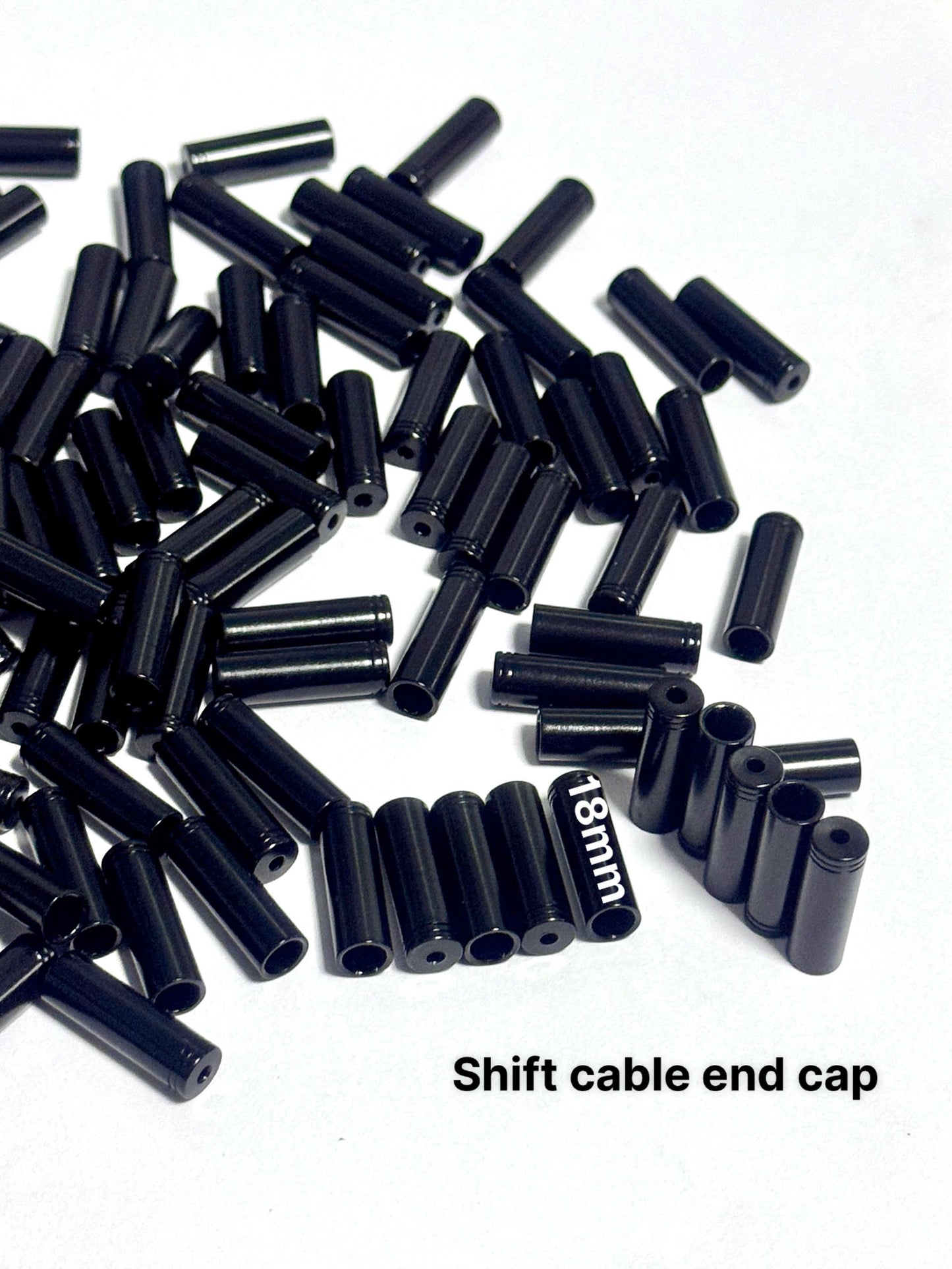 Aluminum cable housing end caps