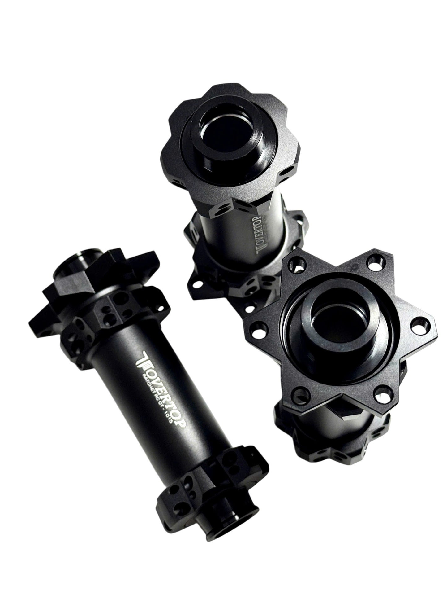 Overtop Bicycle Hub 28/28H, 12x110mm- 12x148mm,  6 Bolt (matte black)