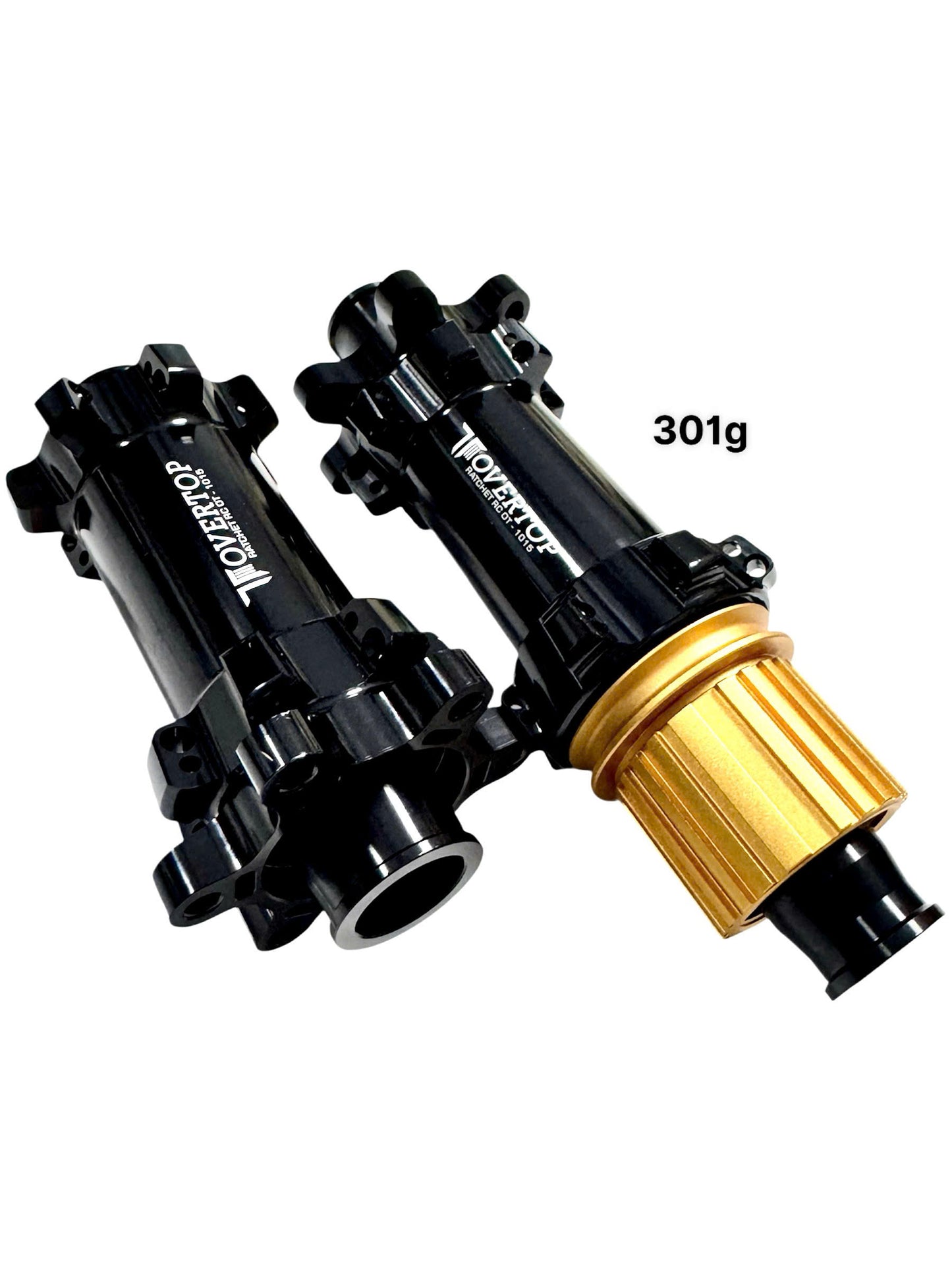 Overtop Bicycle Hub 28/28H, 12x100mm- 12x142mm,  6 Bolt (Glossy black)
